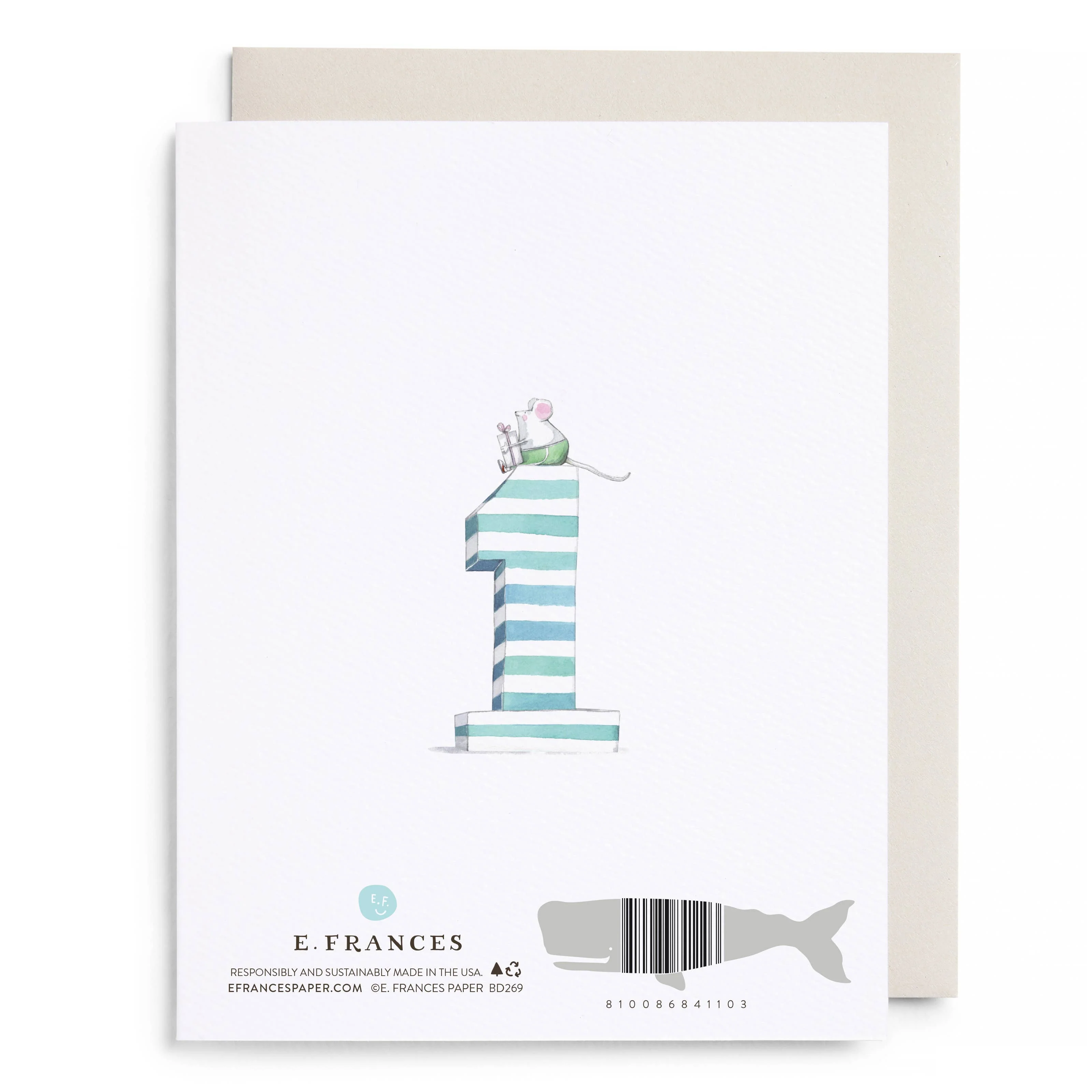 1st Birthday Greeting Card - Image 2