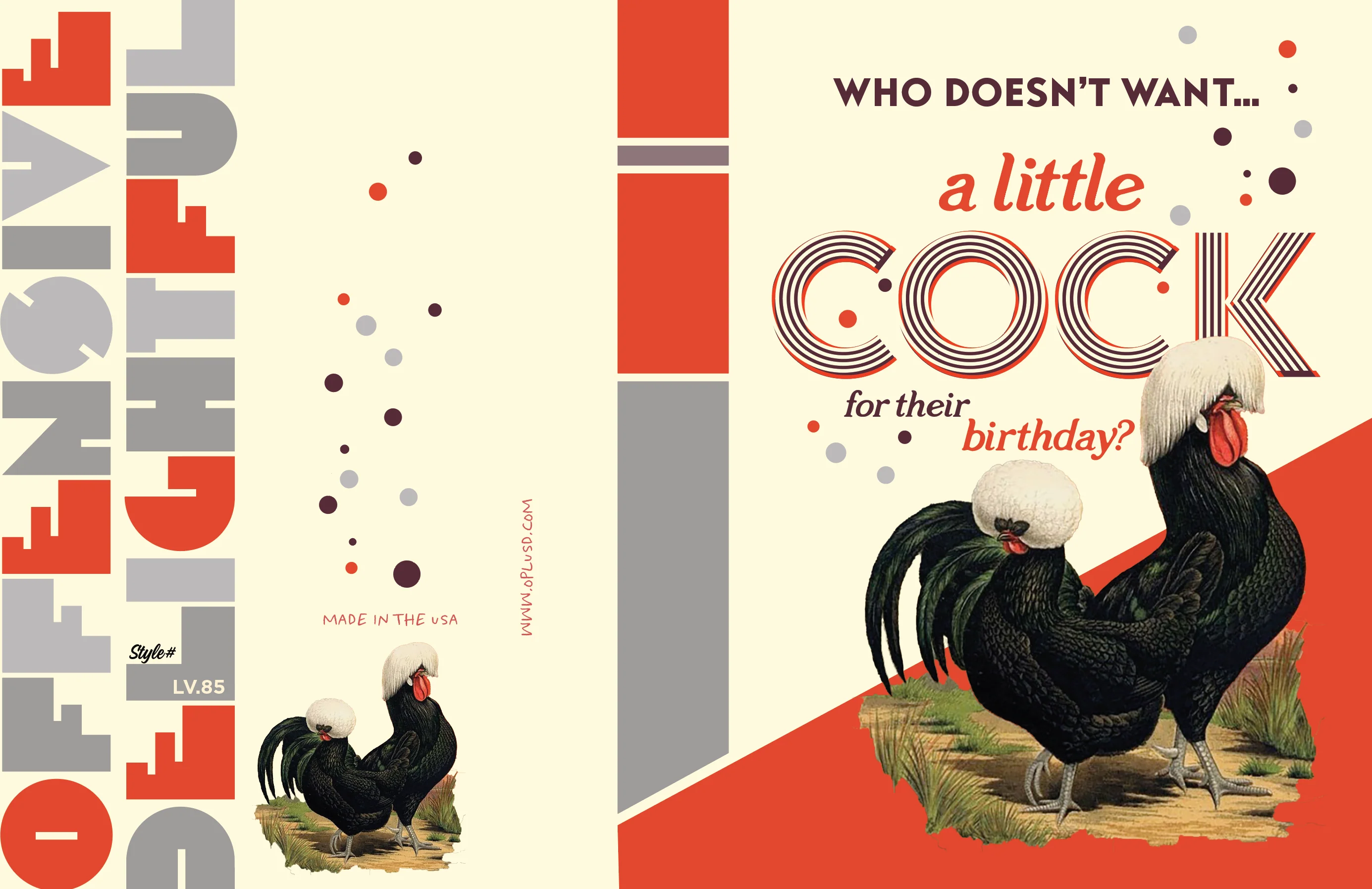 A LITTLE COCK Birthday card - Image 6