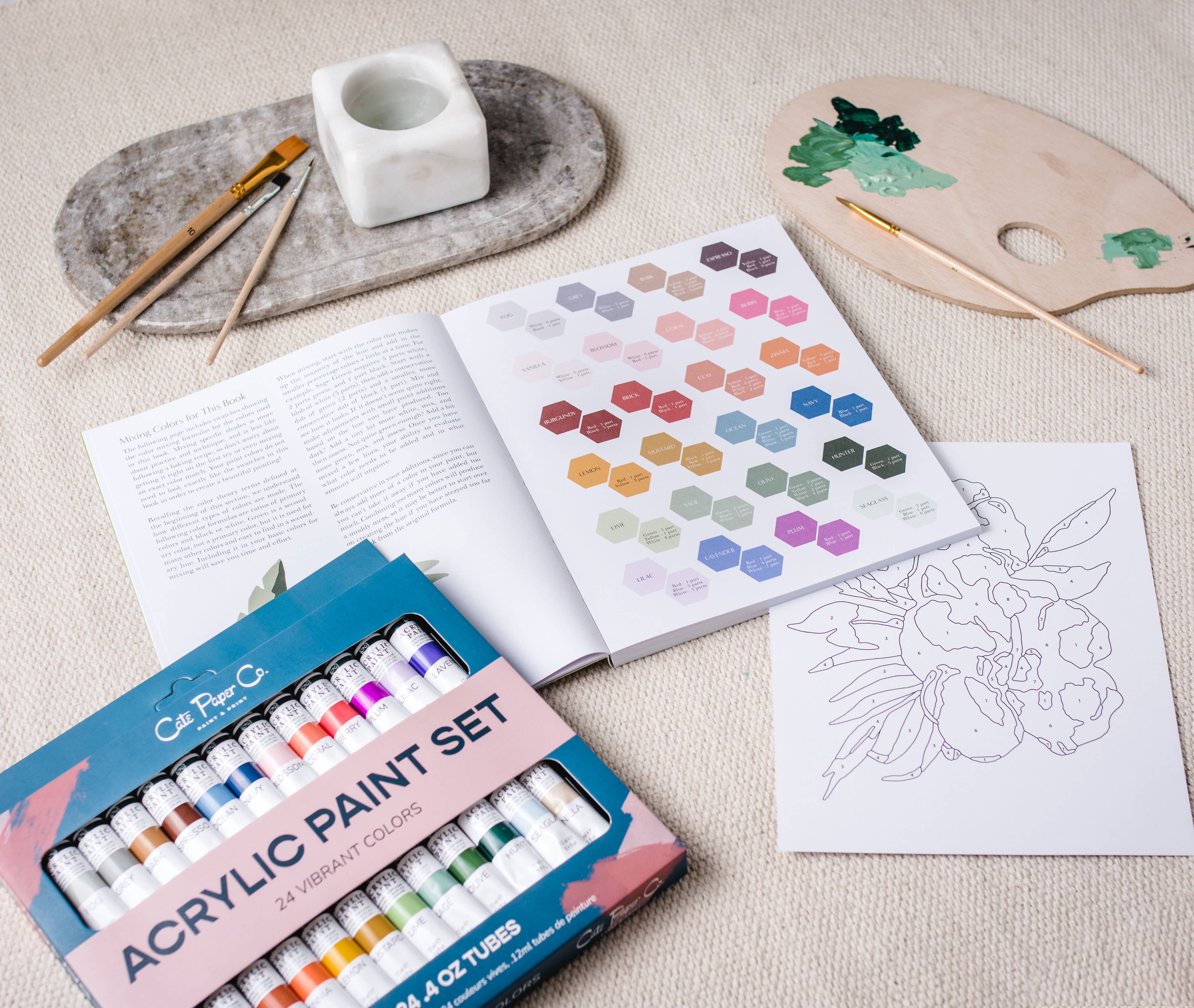 Acrylic Essential Paint Set - Image 3