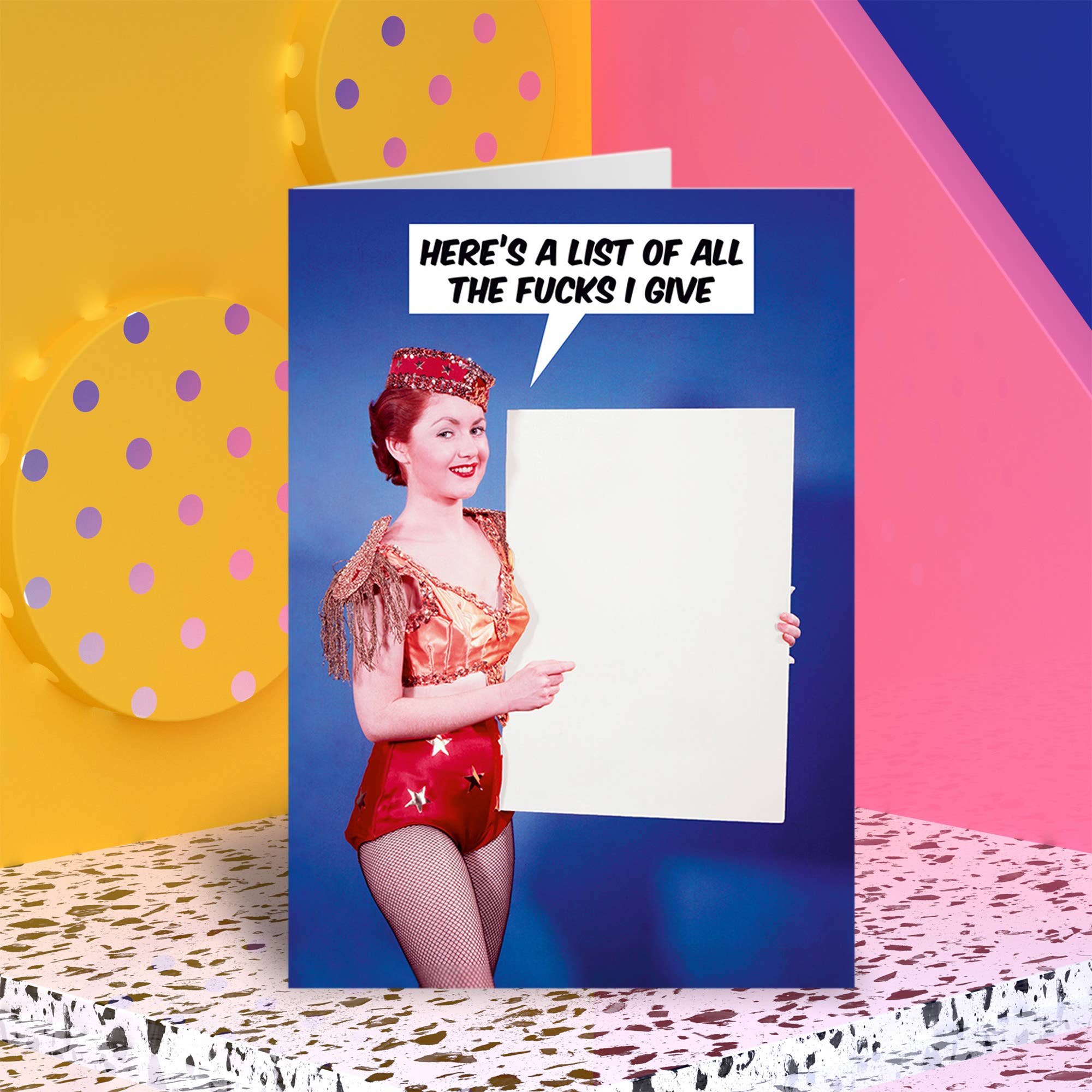 All the f***s I give Greeting Card - Image 3