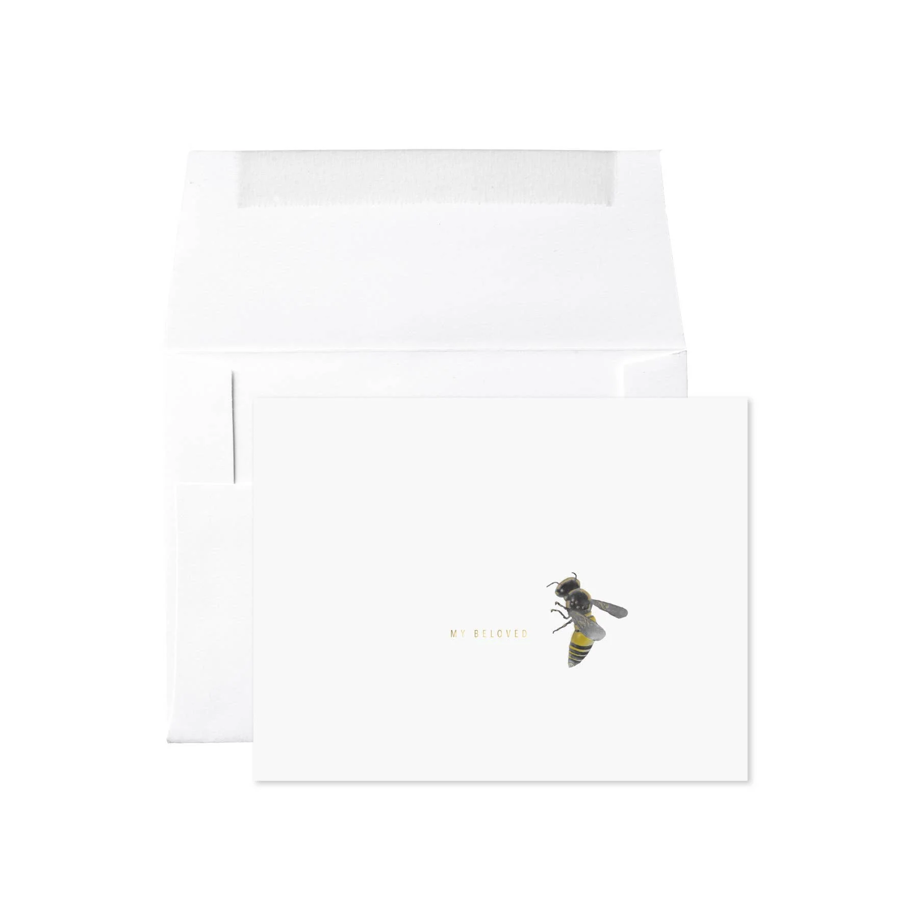 Bee My Beloved Foil Stamped Card - Image 2