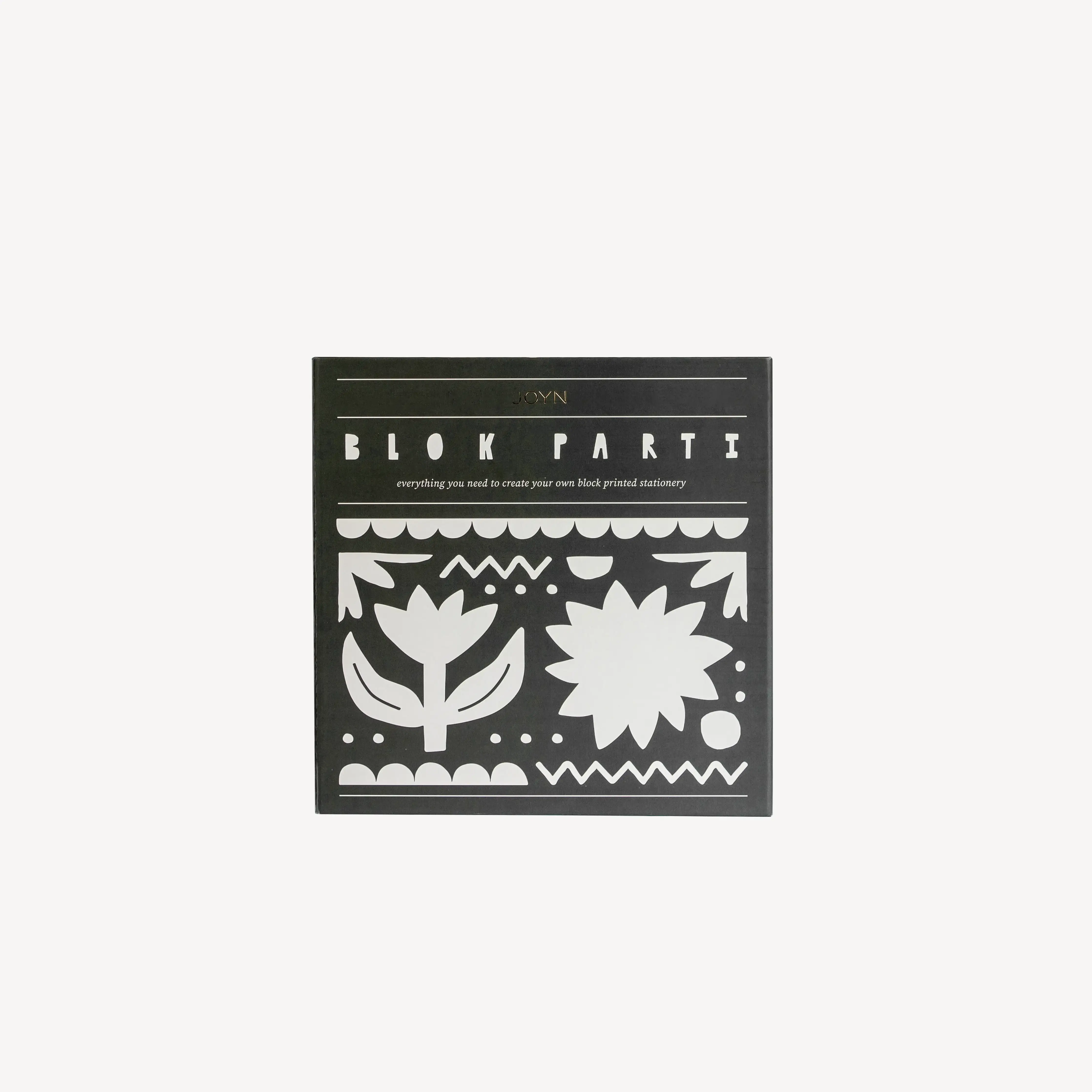 BLOK PARTI Block Printing Kit - Tulip Print Stationery Set - Image 8