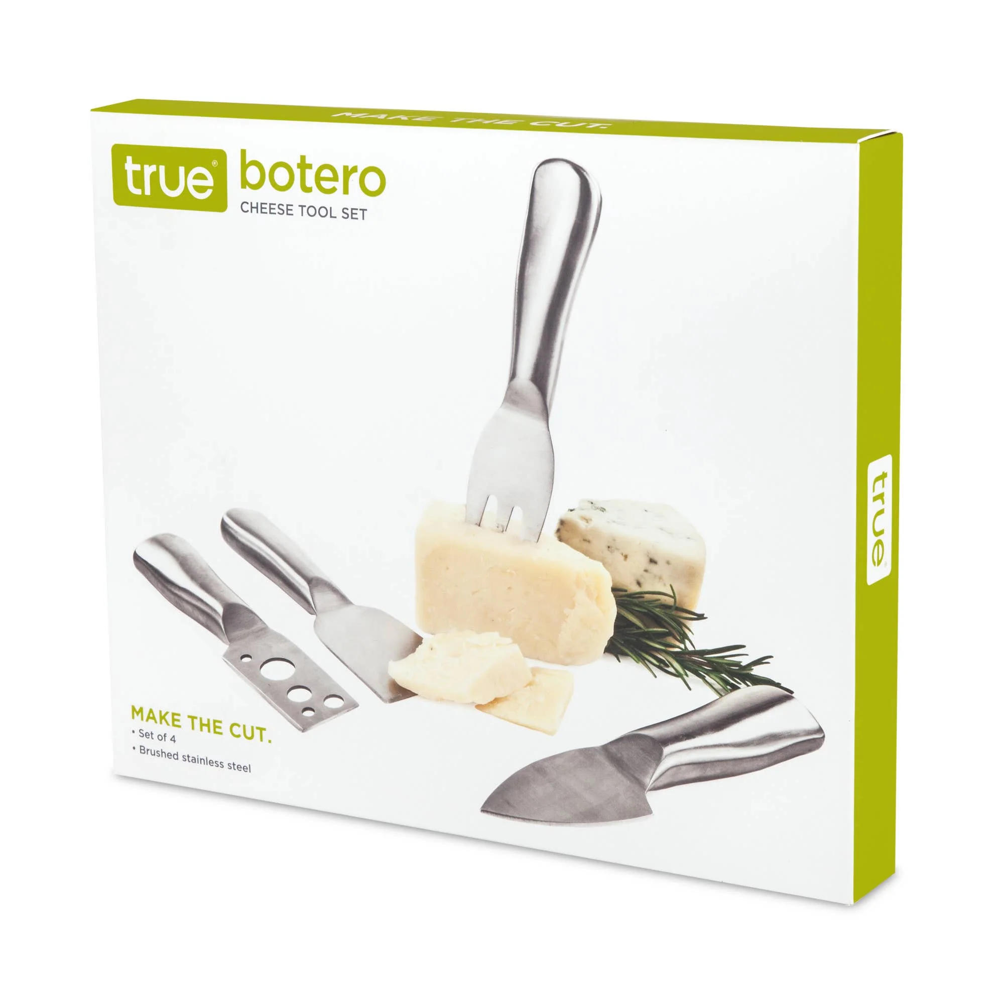 Botero Stainless Steel Essential Cheese Tools Set of 4 - Image 2