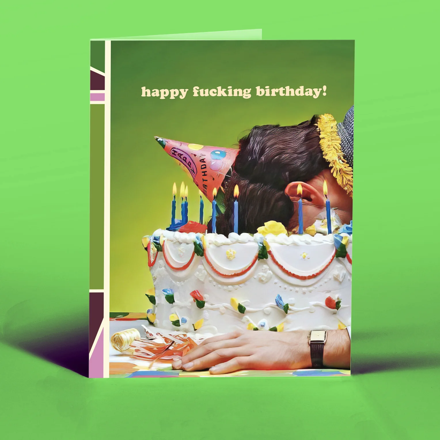 CAKEFACE! birthday card - Image 2
