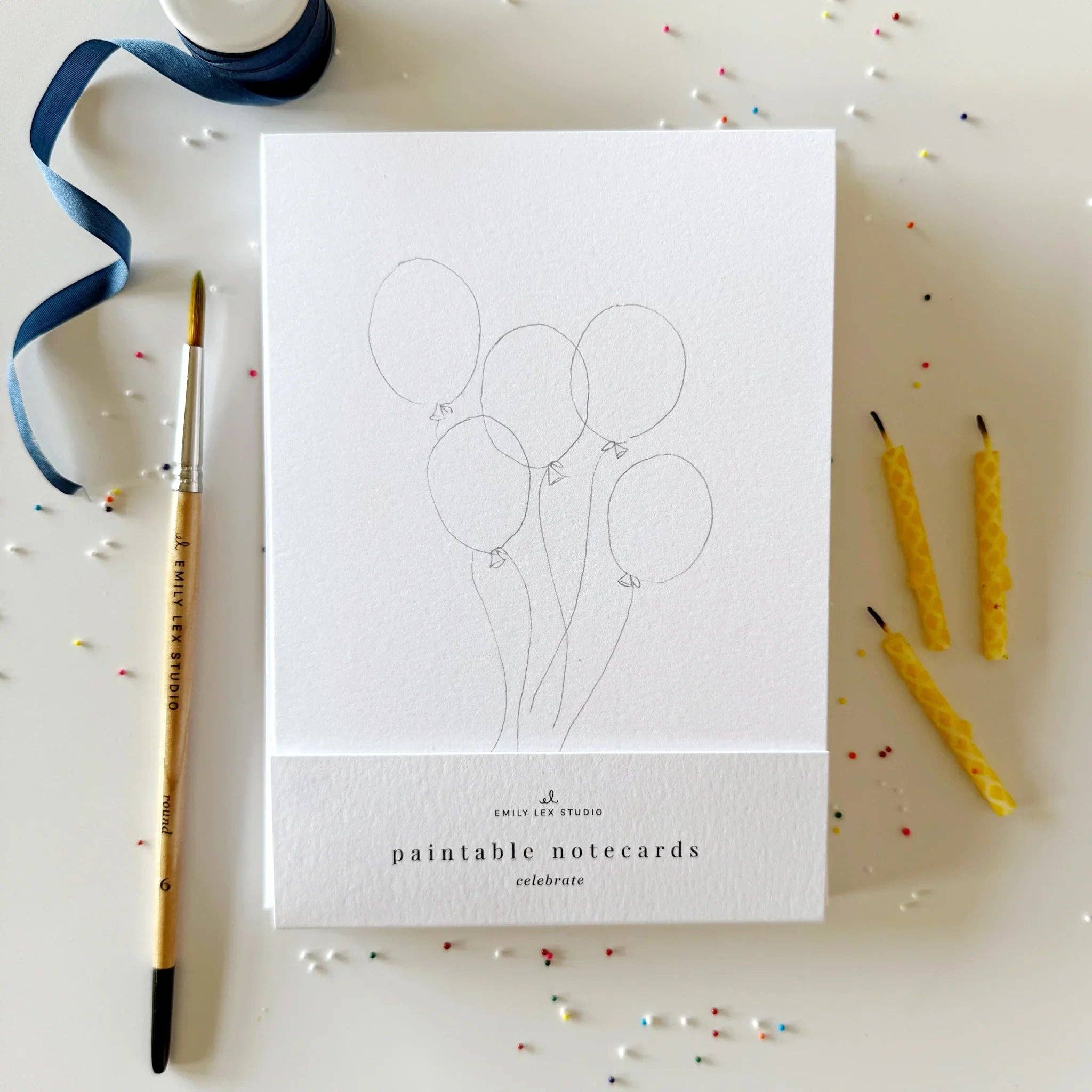 Celebration Watercolor Notecard Set - Image 2
