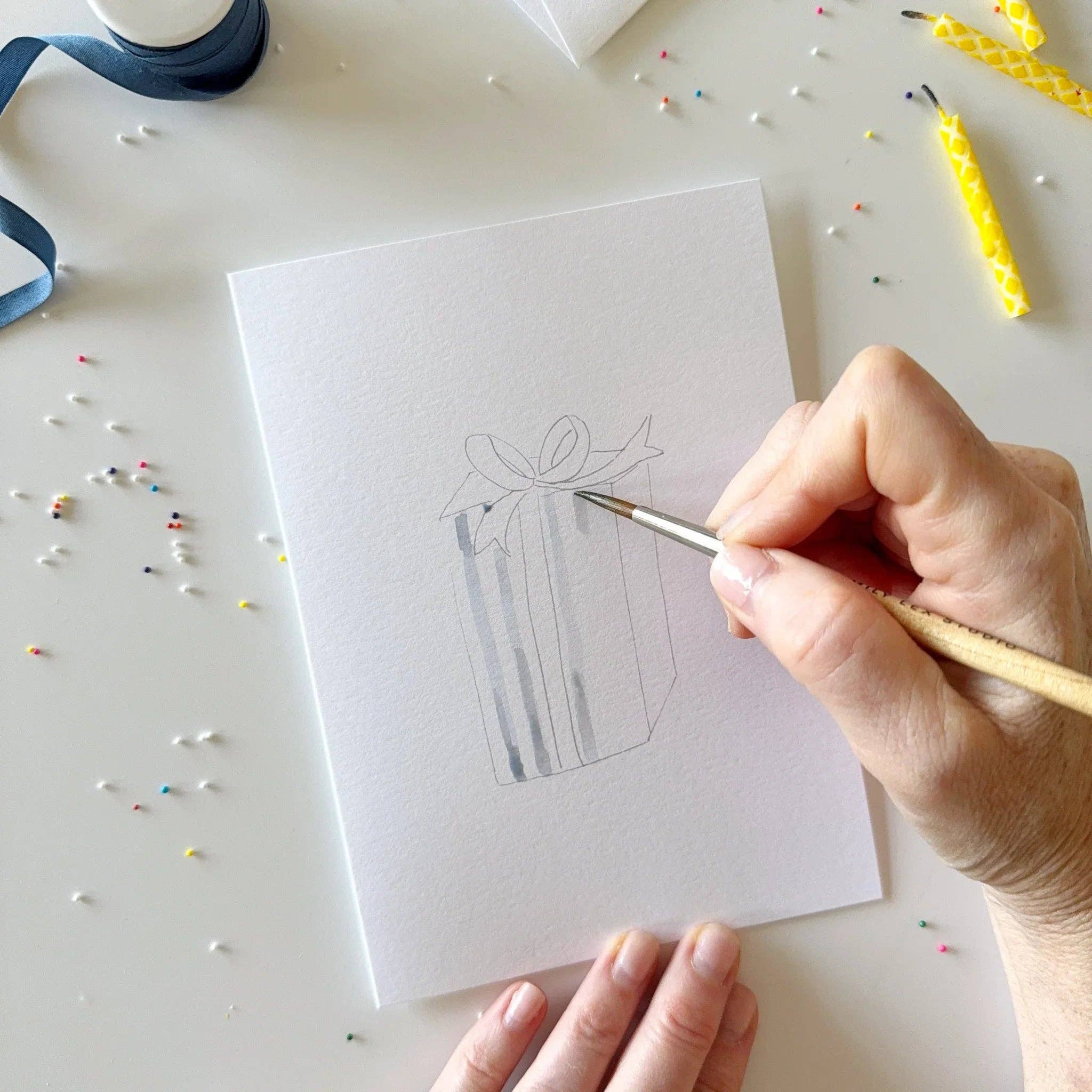 Celebration Watercolor Notecard Set - Image 6