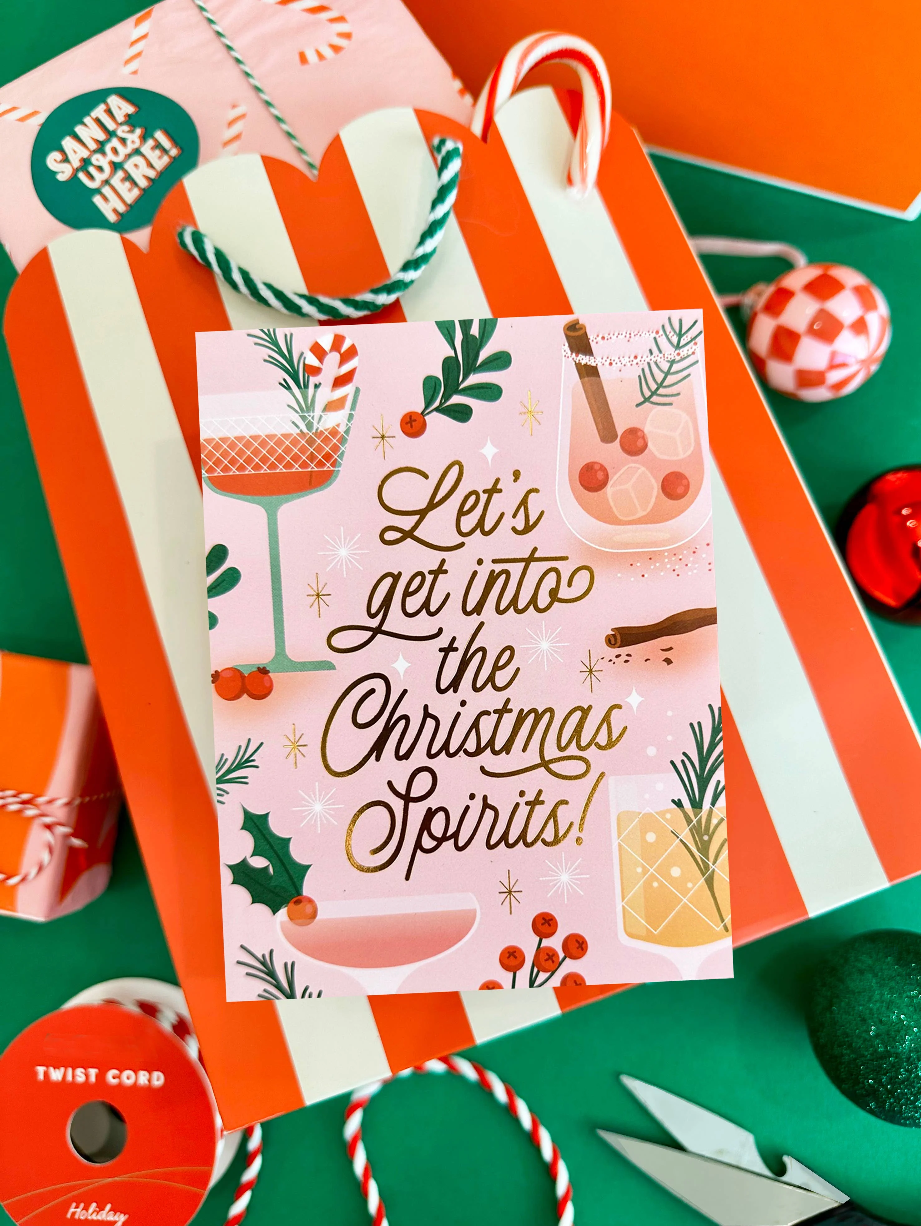 Christmas Spirits Cocktails: Single Card - Image 2
