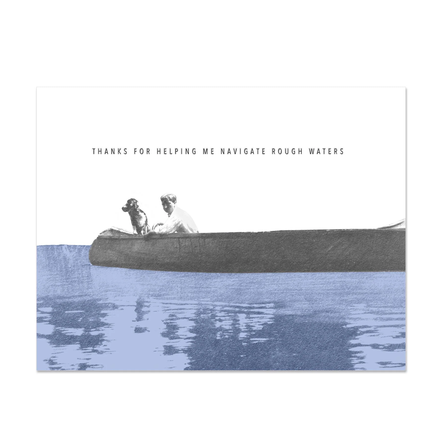 Co-Captains Thanks for Helping Me Navigate Rough Waters Card