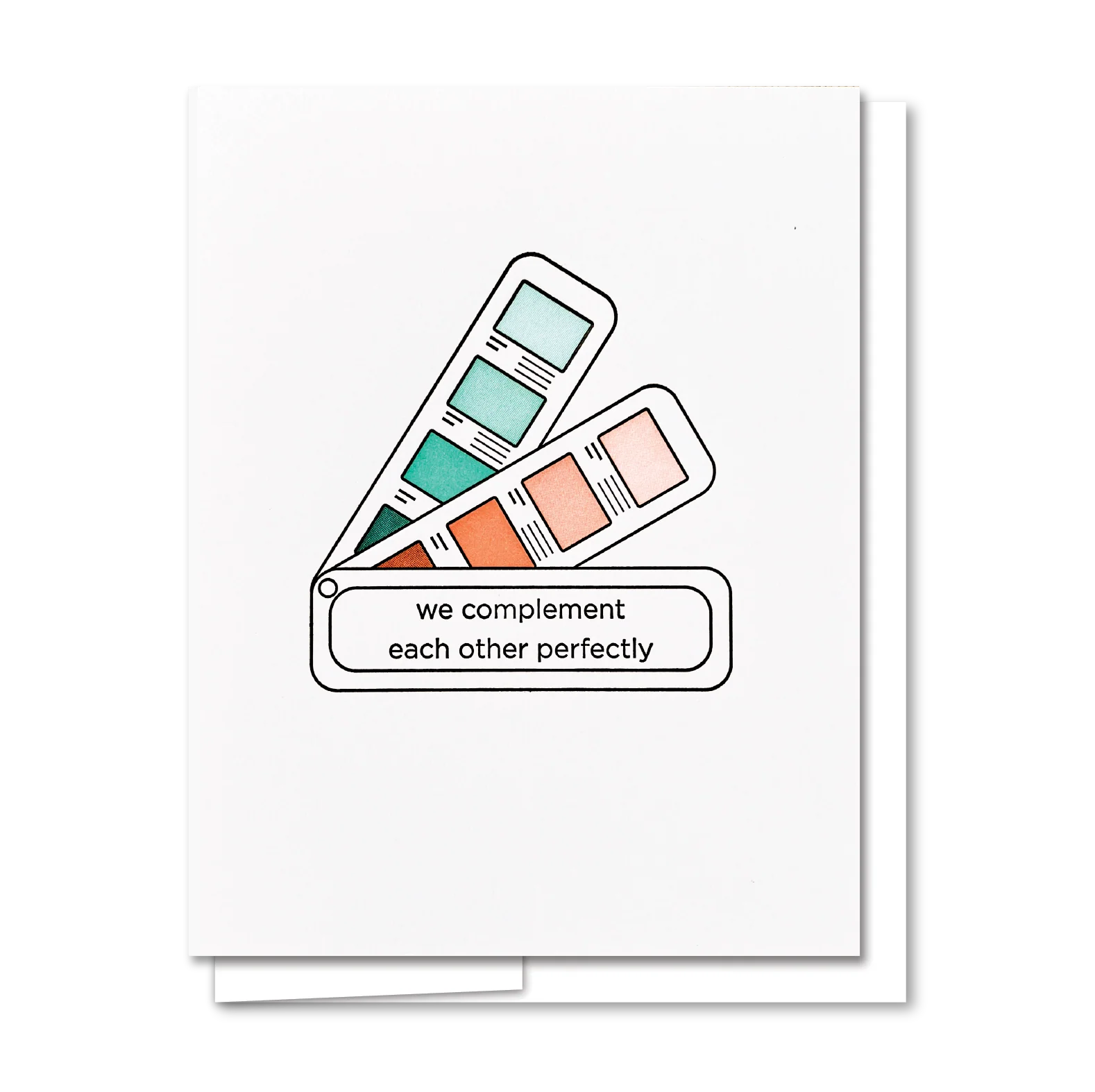 Complement - Letterpress Love Card