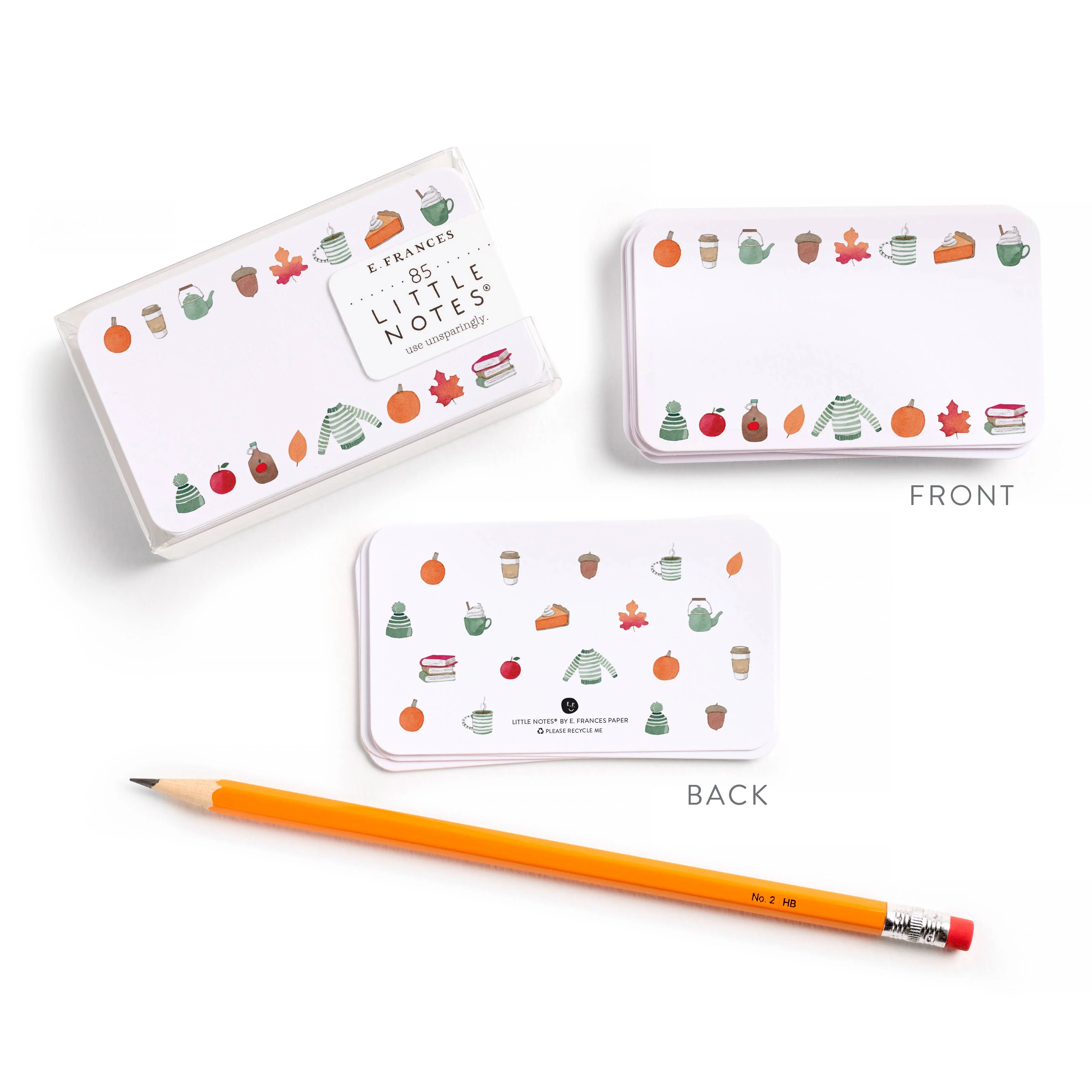 Crisp & Cozy Little Notes® | Fall & Autumn Mini Notecards - Image 2