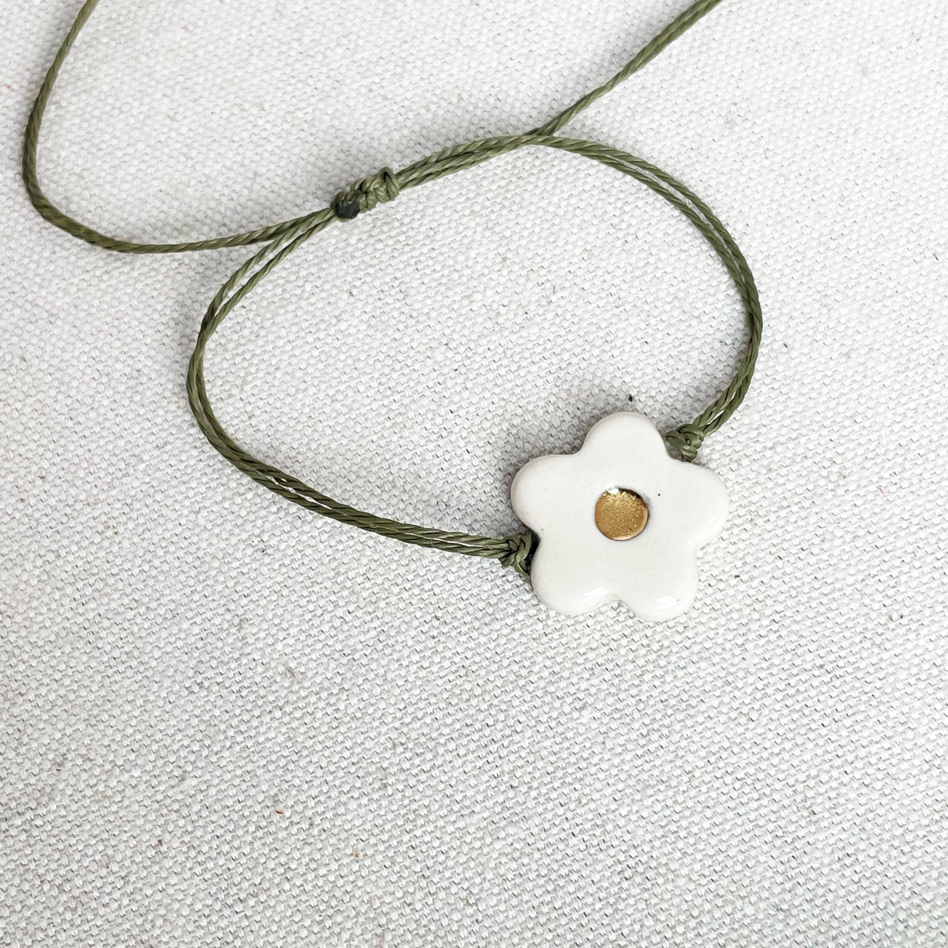 Daisy Charm Bracelet: Navy - Image 10