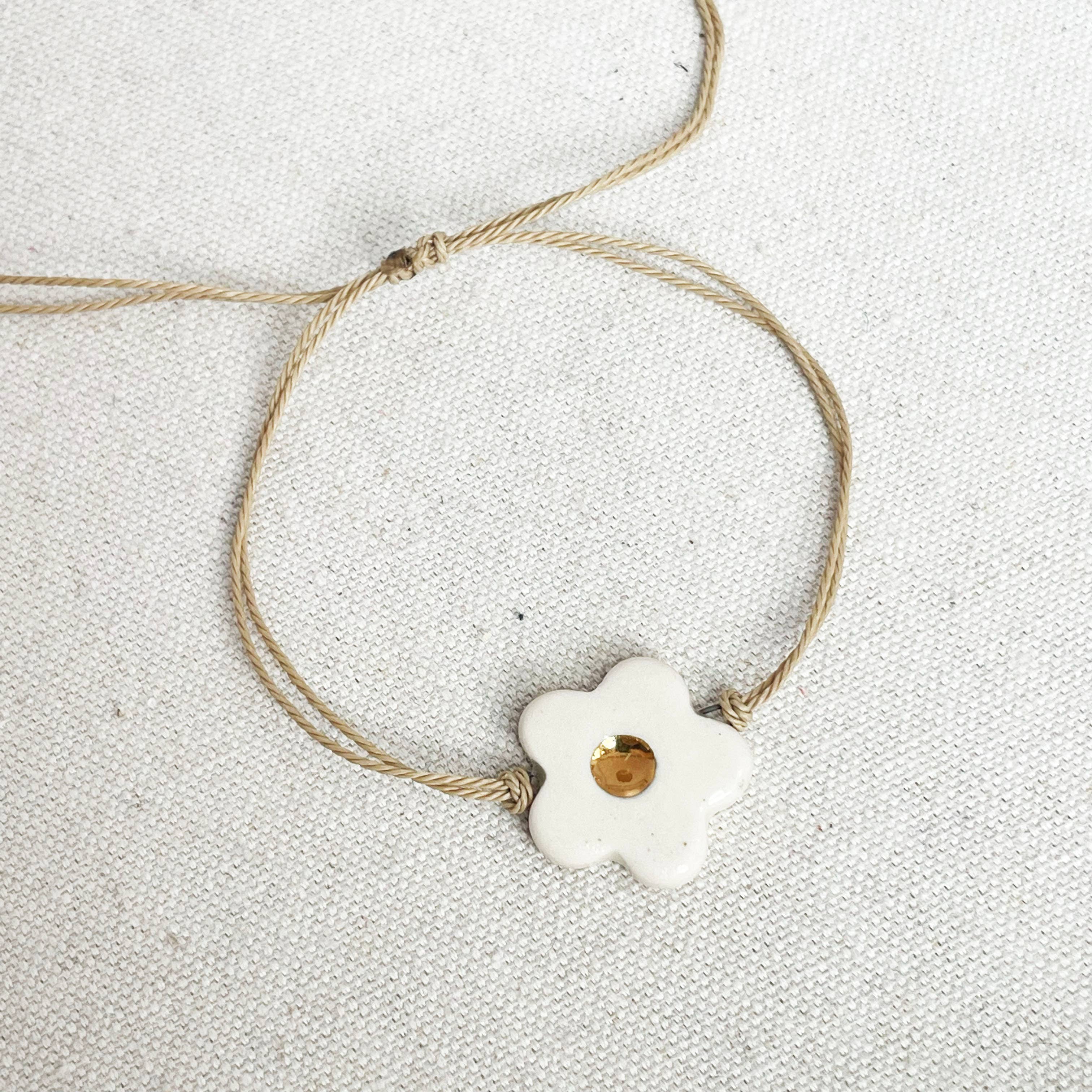 Daisy Charm Bracelet: Navy - Image 11