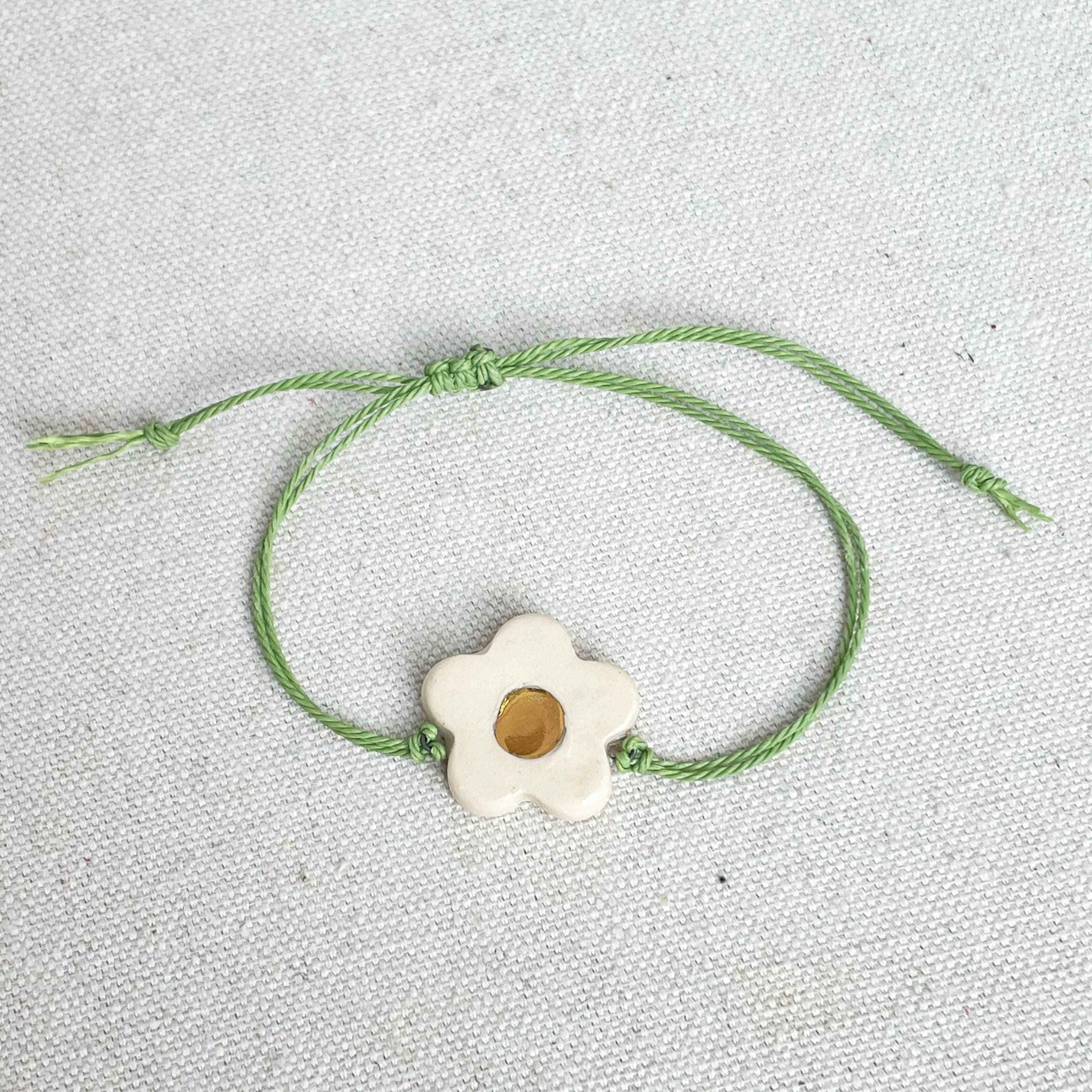 Daisy Charm Bracelet: Navy - Image 13