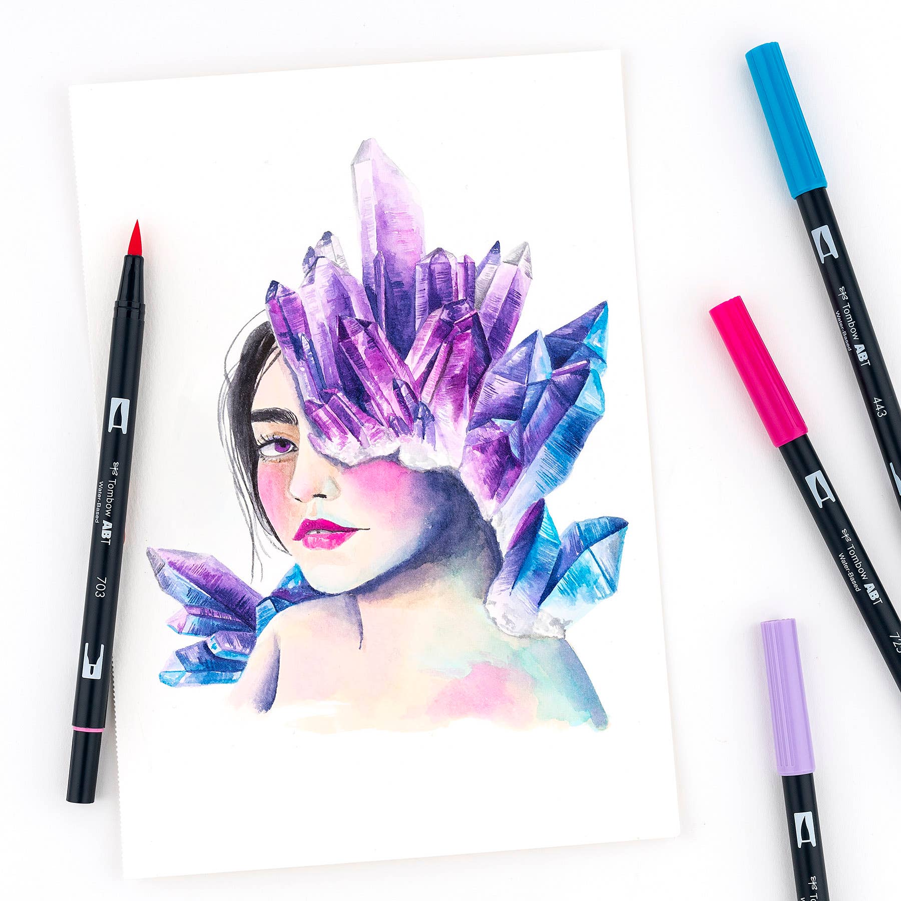 Dual Brush Pen Art Markers: Galaxy 10-Pack - Image 8