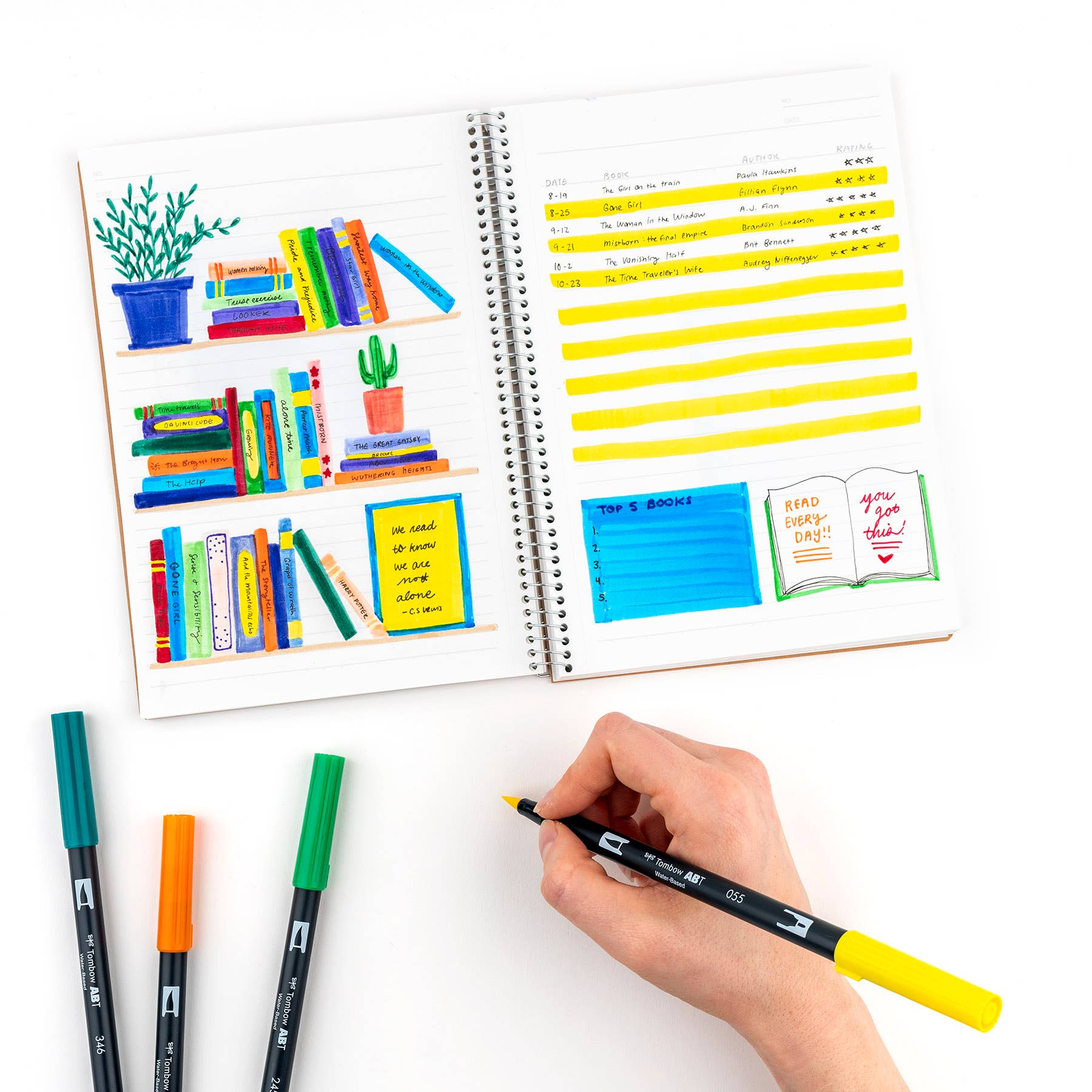 Dual Brush Pen Art Markers: Primary - 10-Pack - Image 7