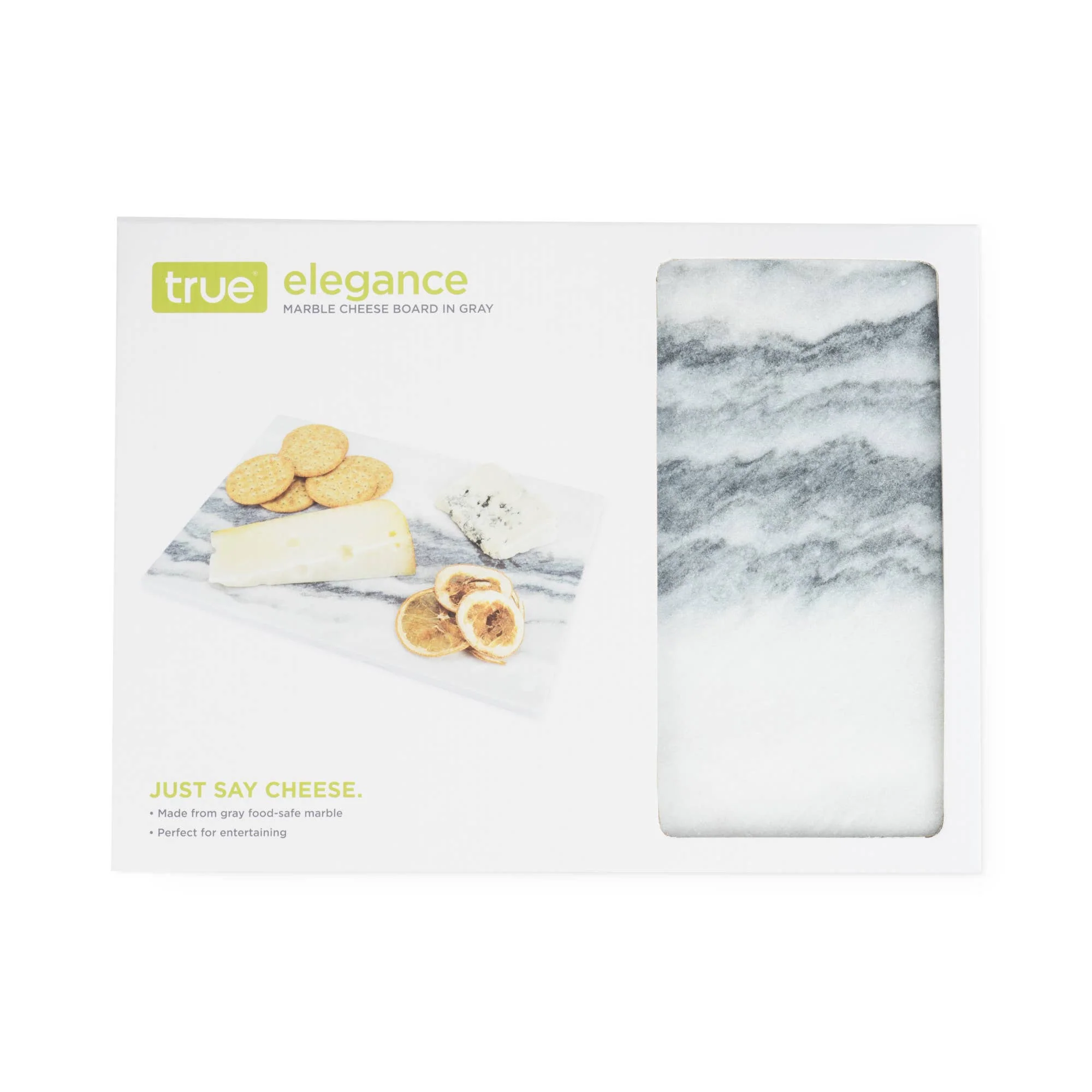 Elegance 13 inch Rectangular Marble Cheese Board - Image 2