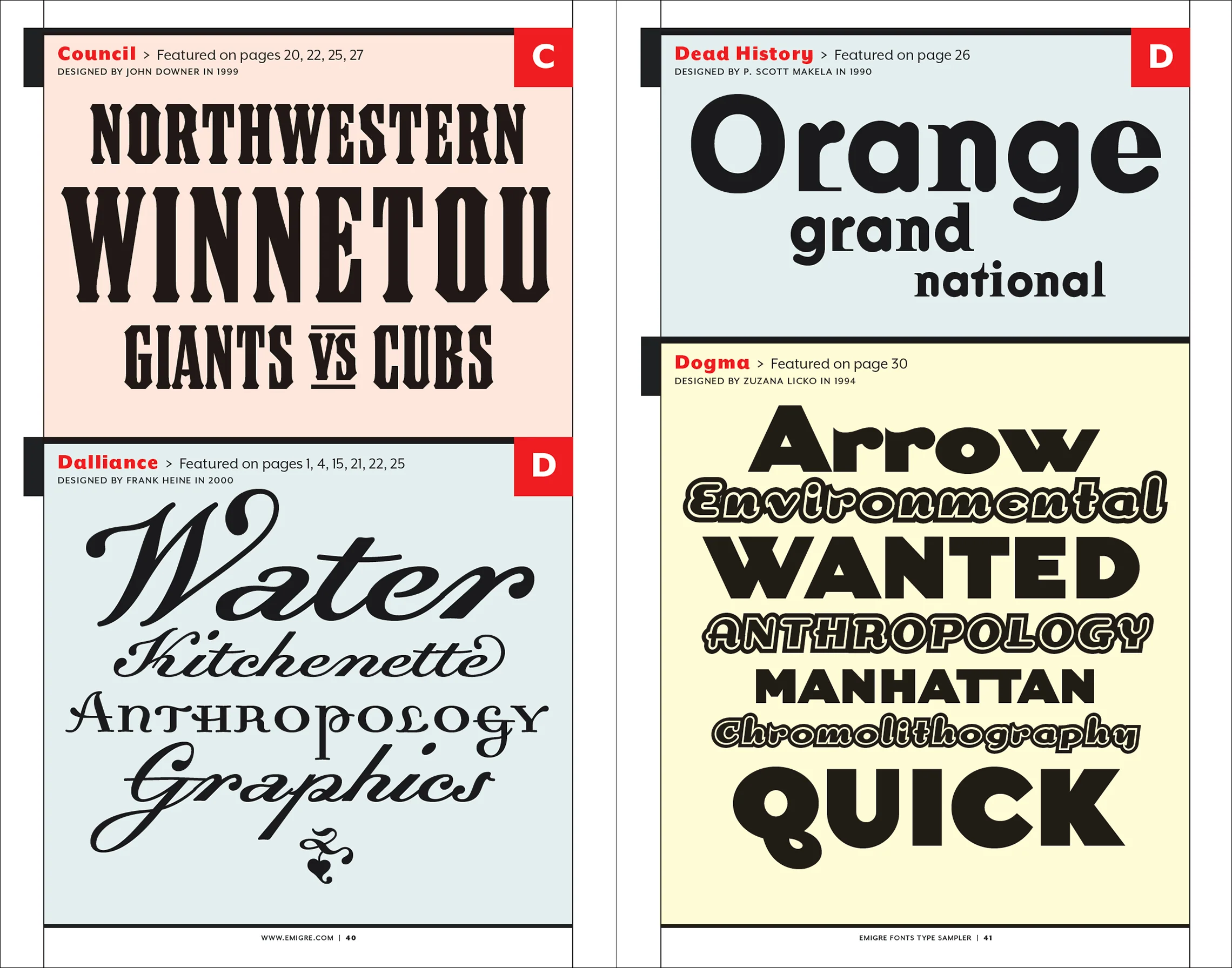Emigre Fonts: Type Specimens 1986–2024 - Image 2