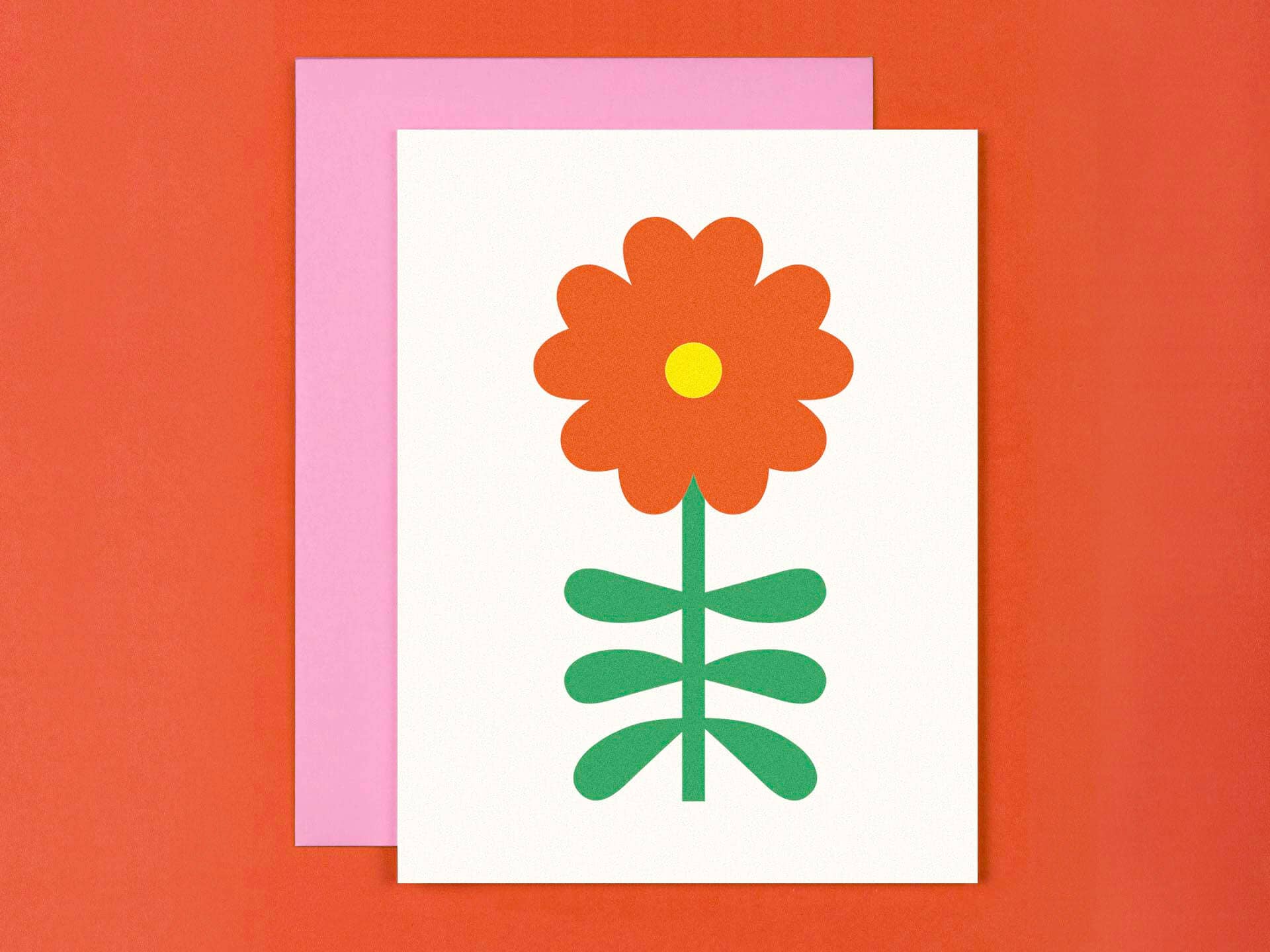 Flower Friend No. 1, Tilly Blank Card - Image 3
