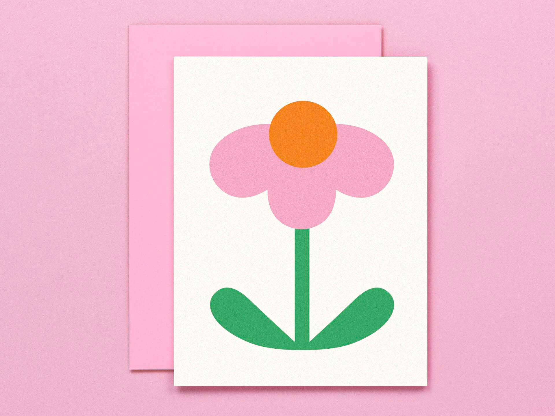 Flower Friend No. 6, Bud Blank Card - Image 2