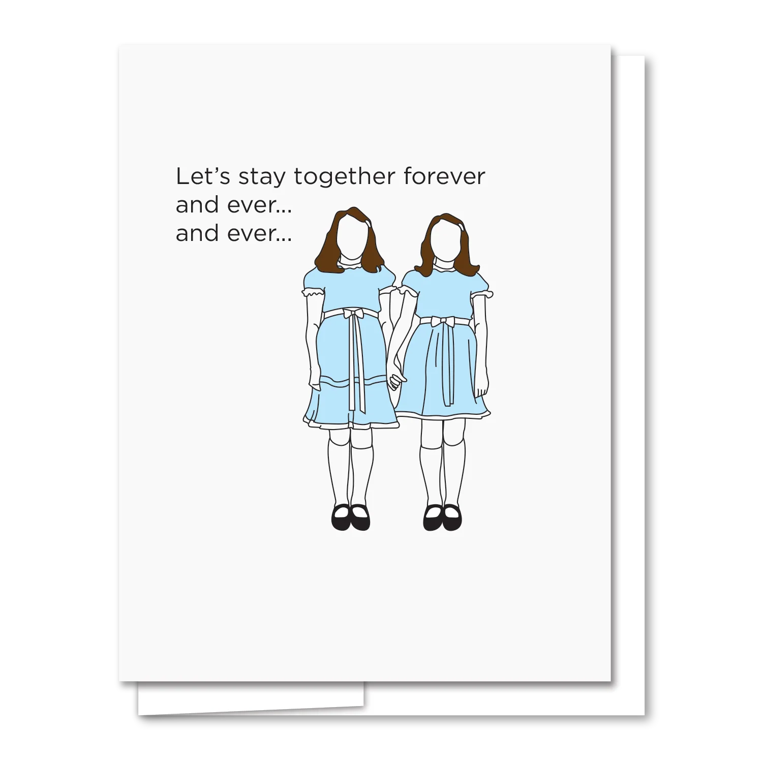 Forever - Letterpress Funny Love Card
