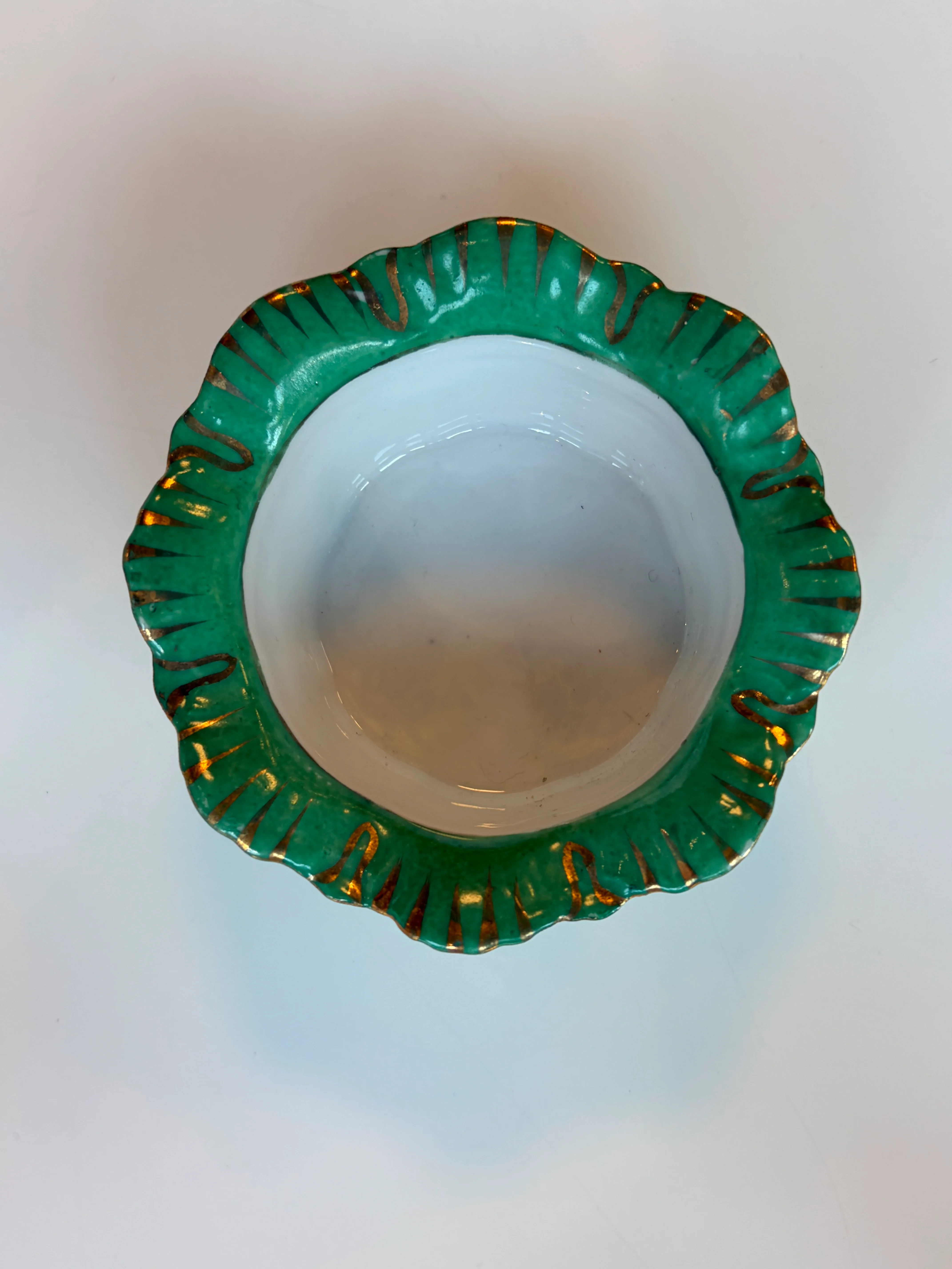 Green & Gold Trinket Dish - Image 2