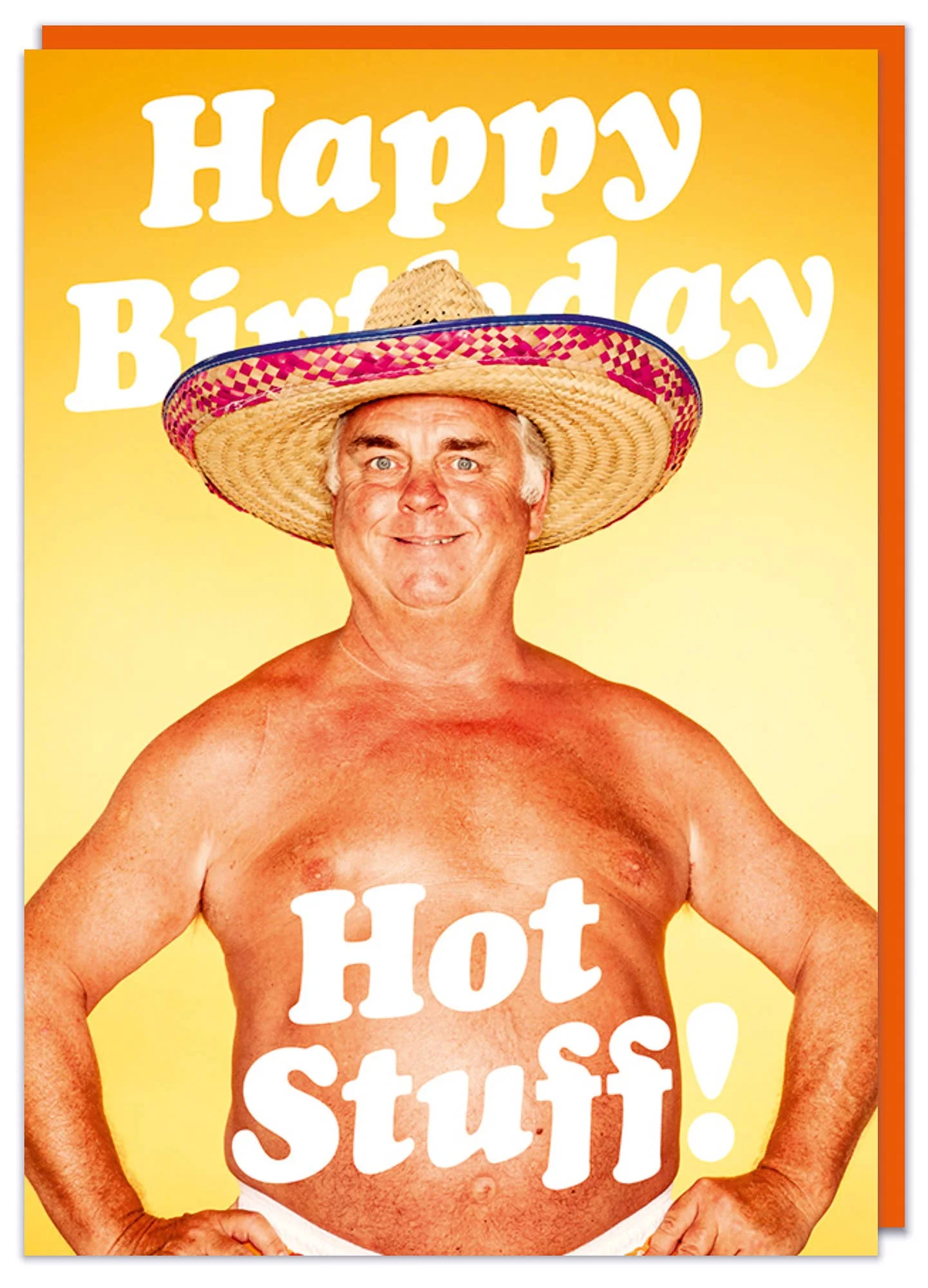 Happy birthday hot stuff Greeting Card - Image 2