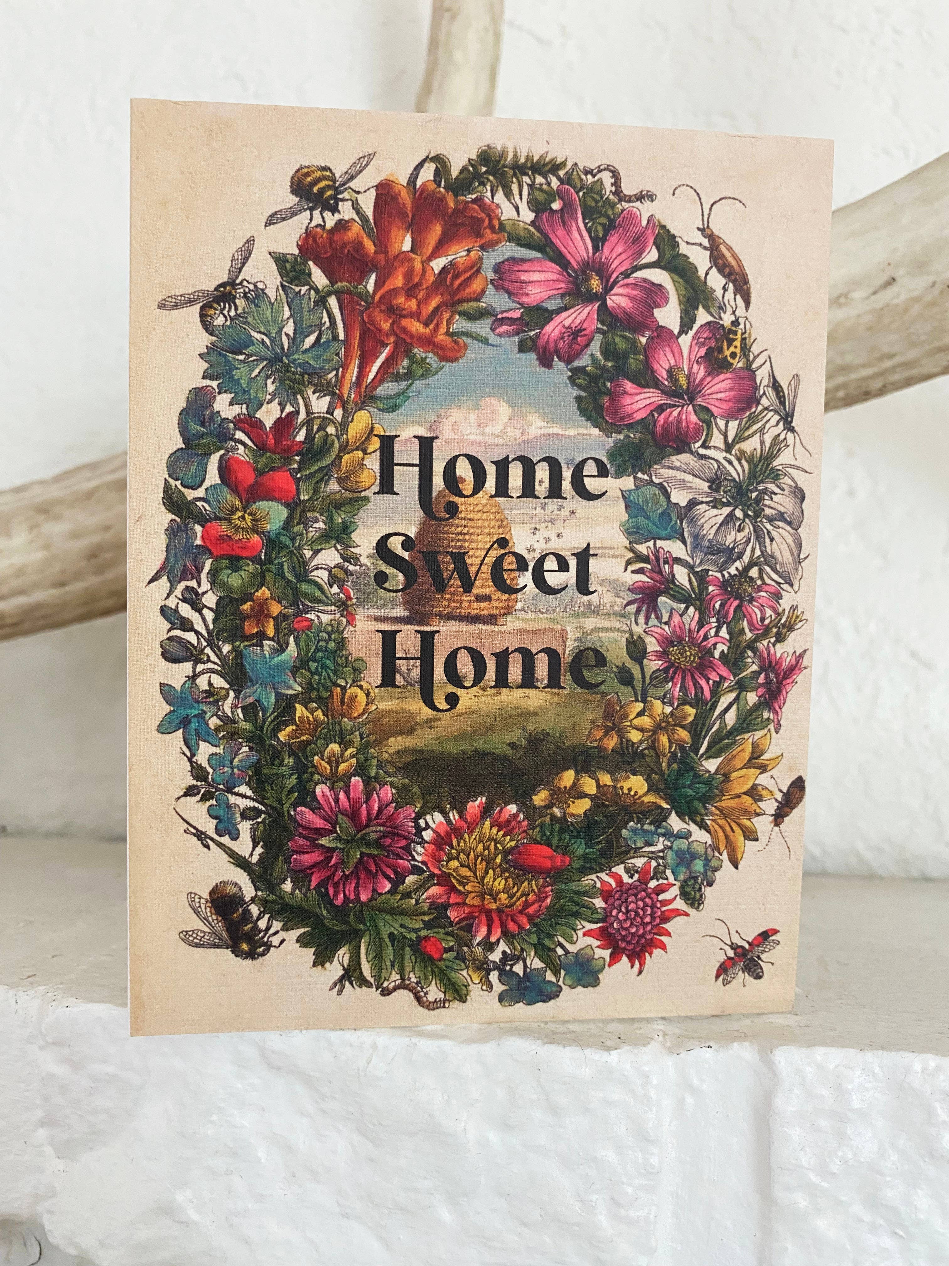 Home Sweet Home Cute Beehive Flowers Card - Love - Image 4