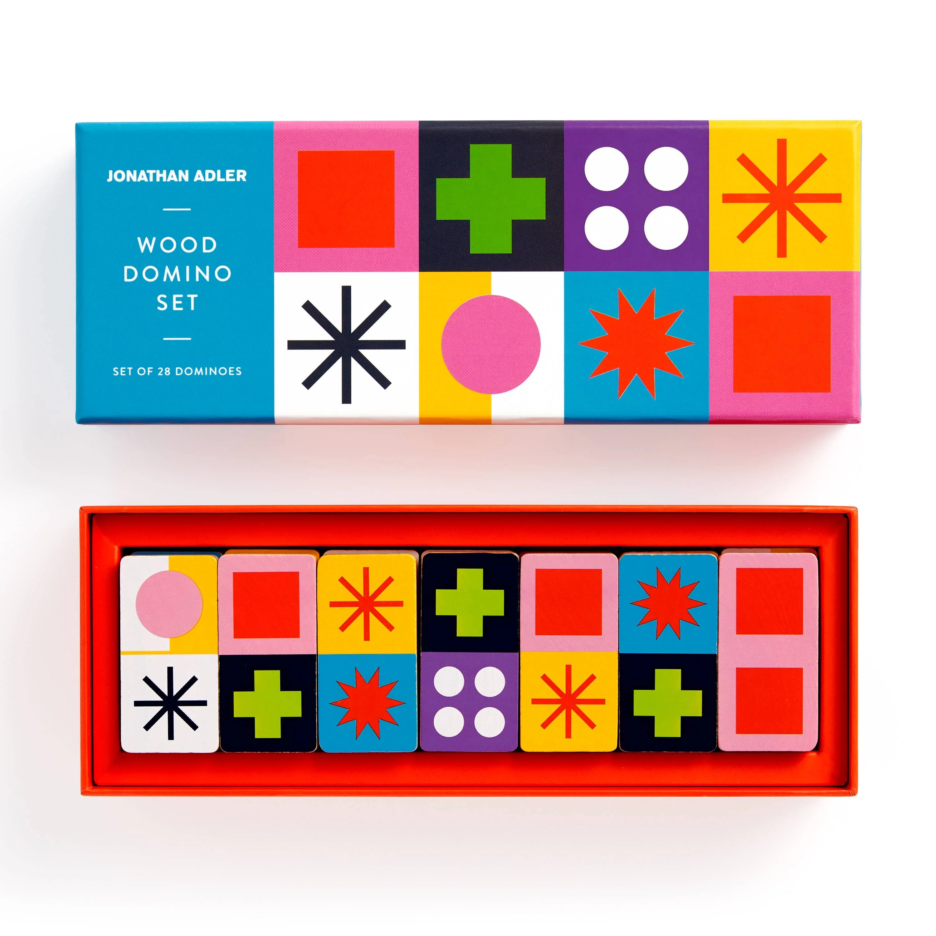 Jonathan Adler Helsinki Wood Domino Set - Image 2