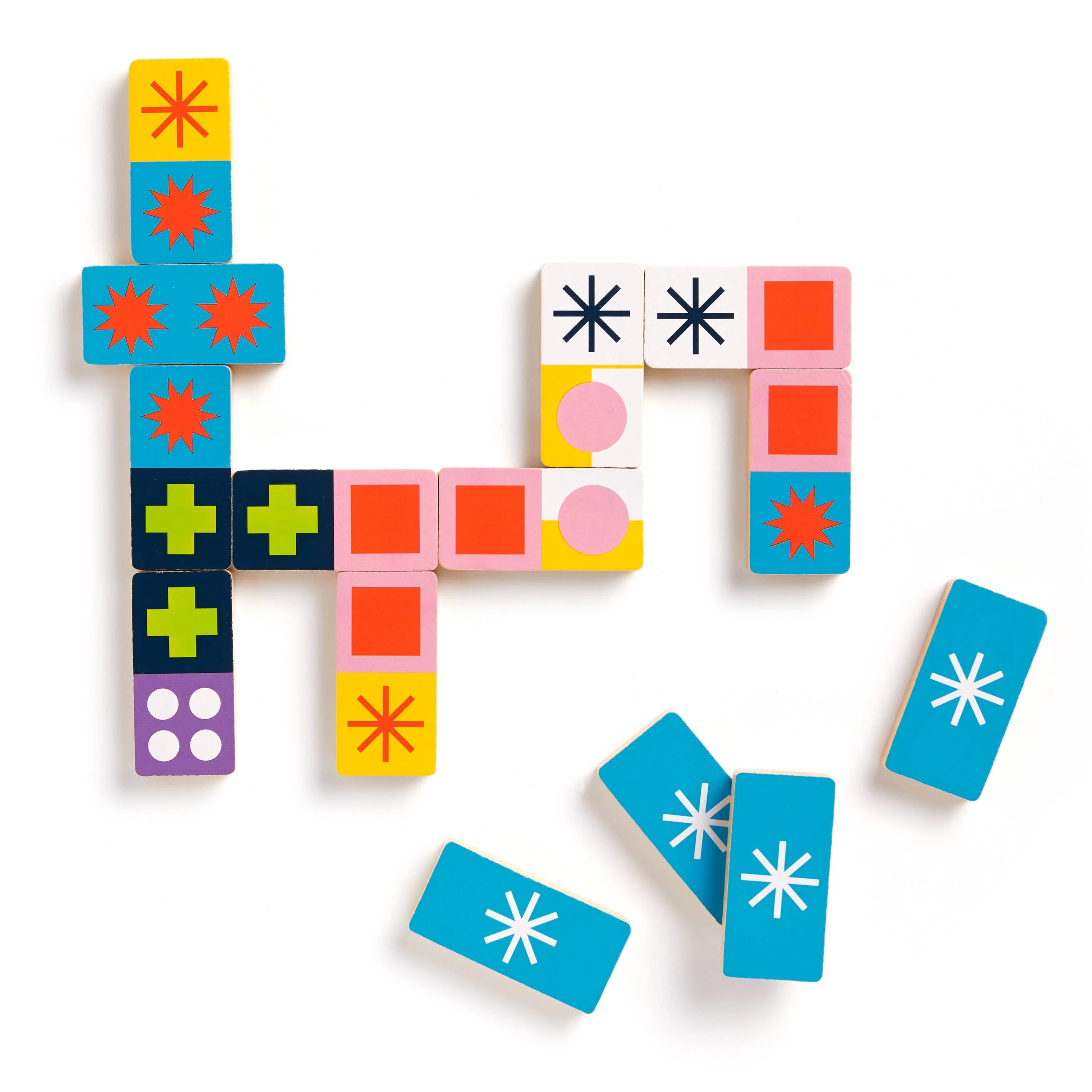 Jonathan Adler Helsinki Wood Domino Set - Image 3