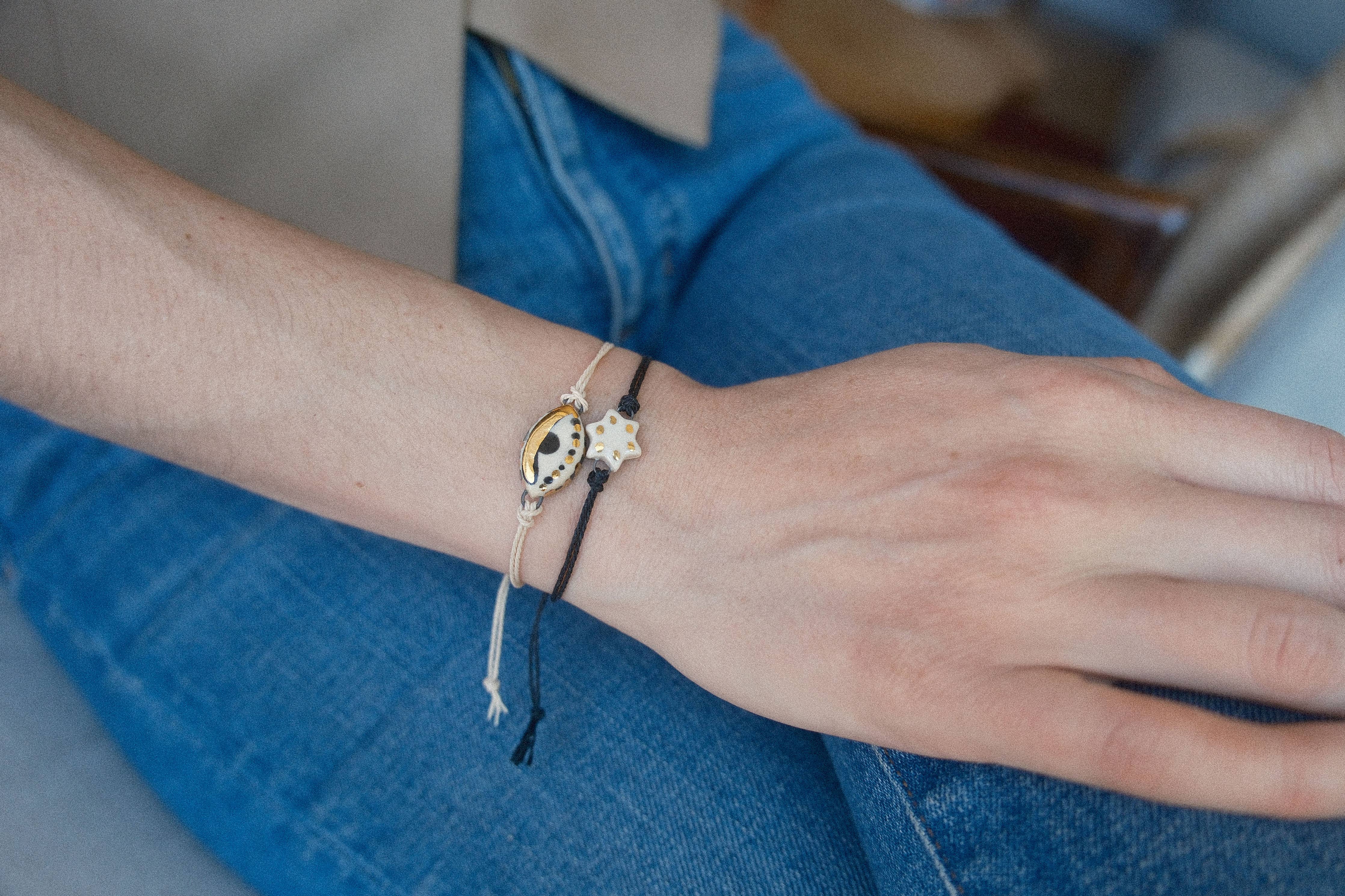 Magen star charm Bracelet: Ivory - Image 3