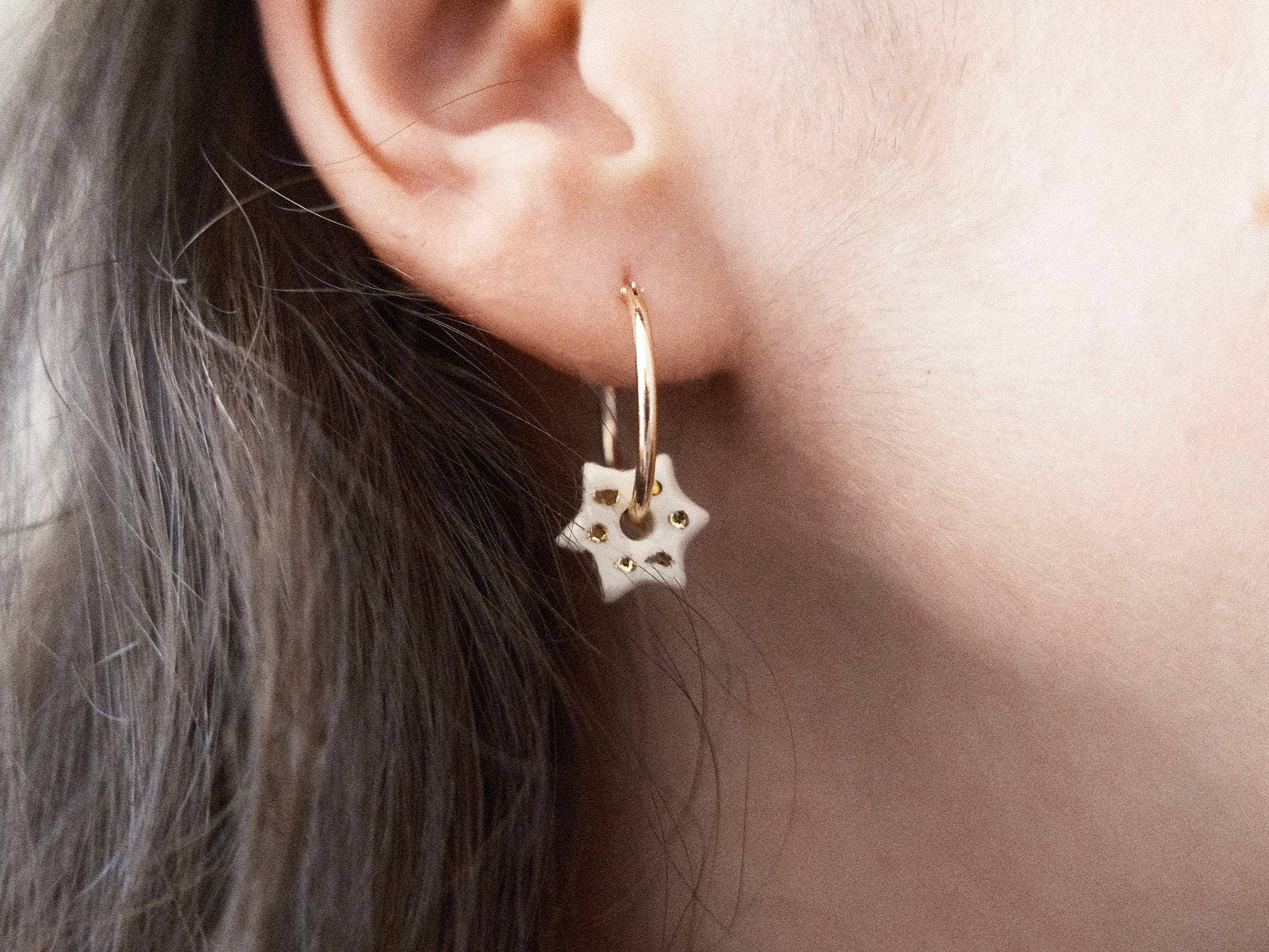 Mismatched Eye + Star earrings - Image 4