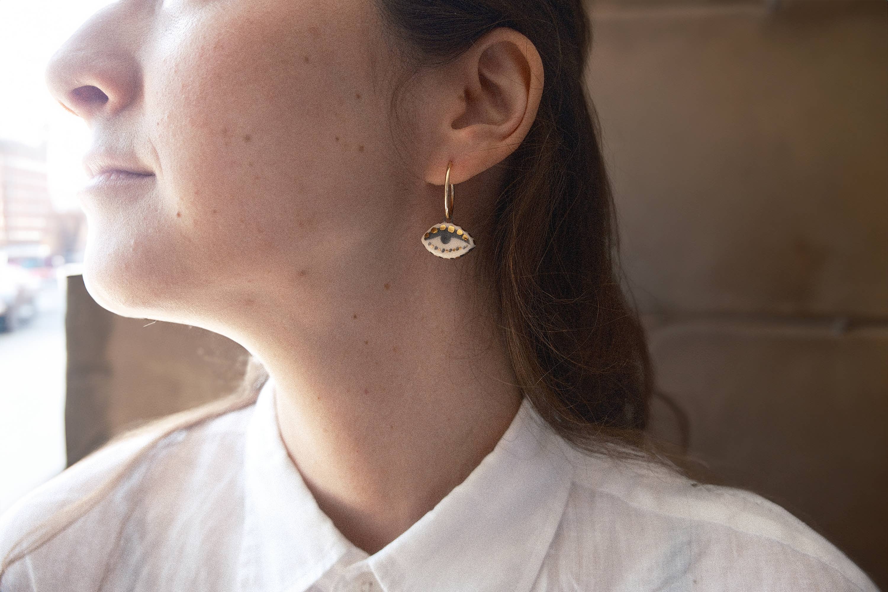 Mismatched Eye + Star earrings - Image 6