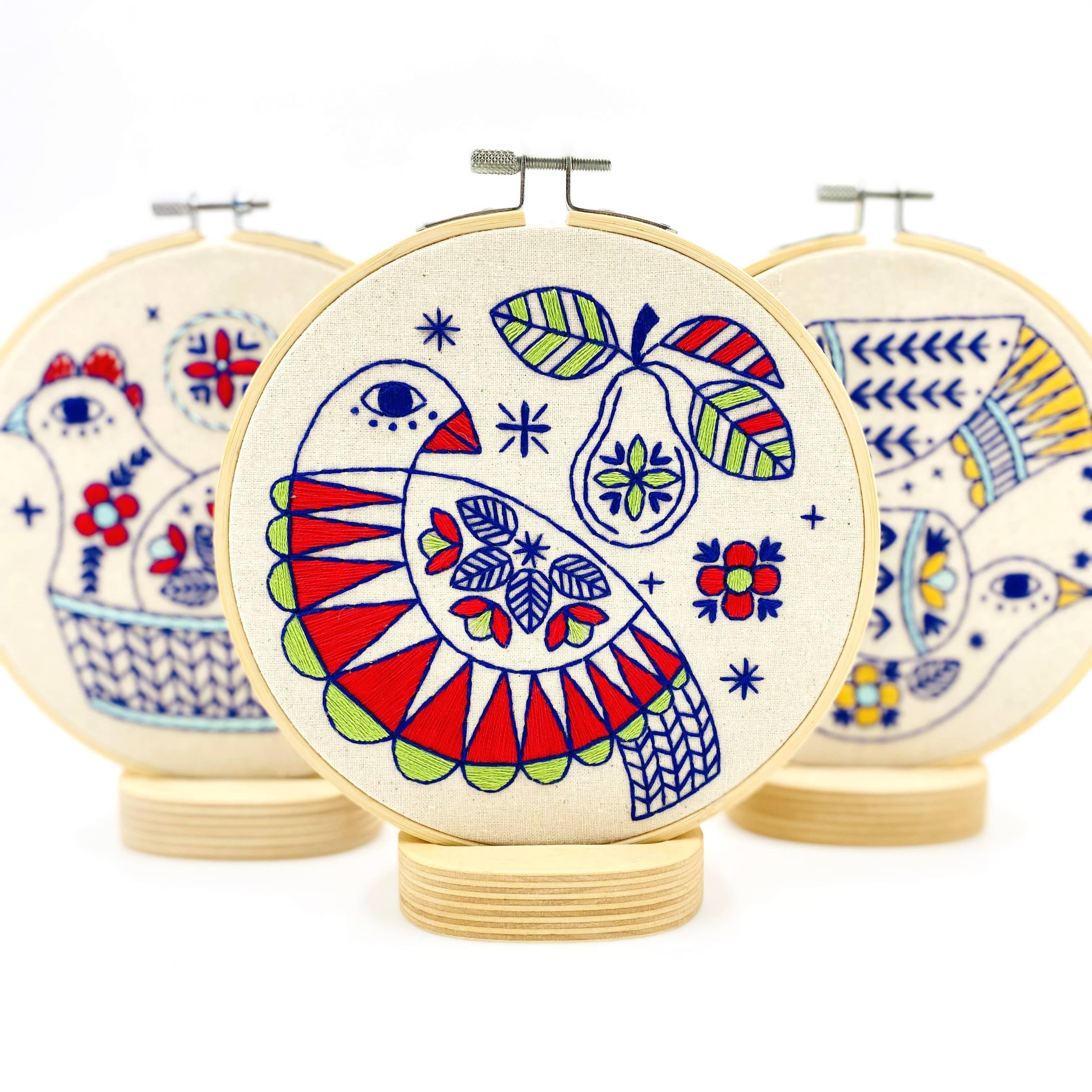 Partridge Complete Embroidery Kit - Image 6