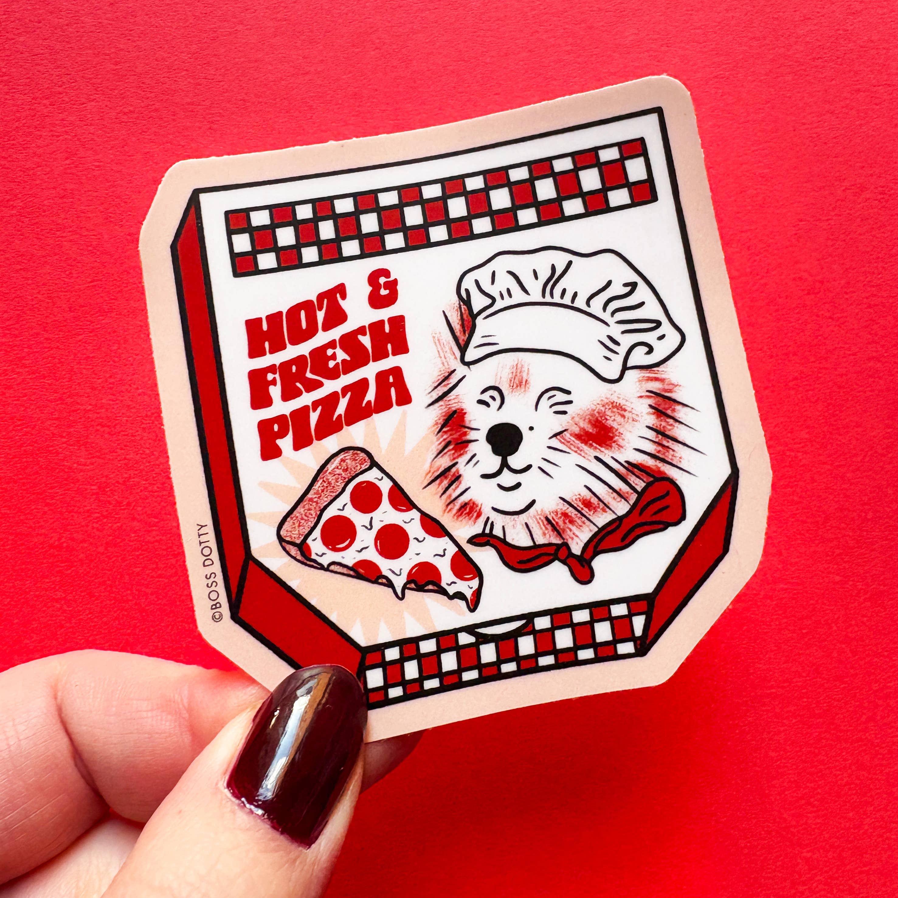 Pizza Box Sticker - Image 2