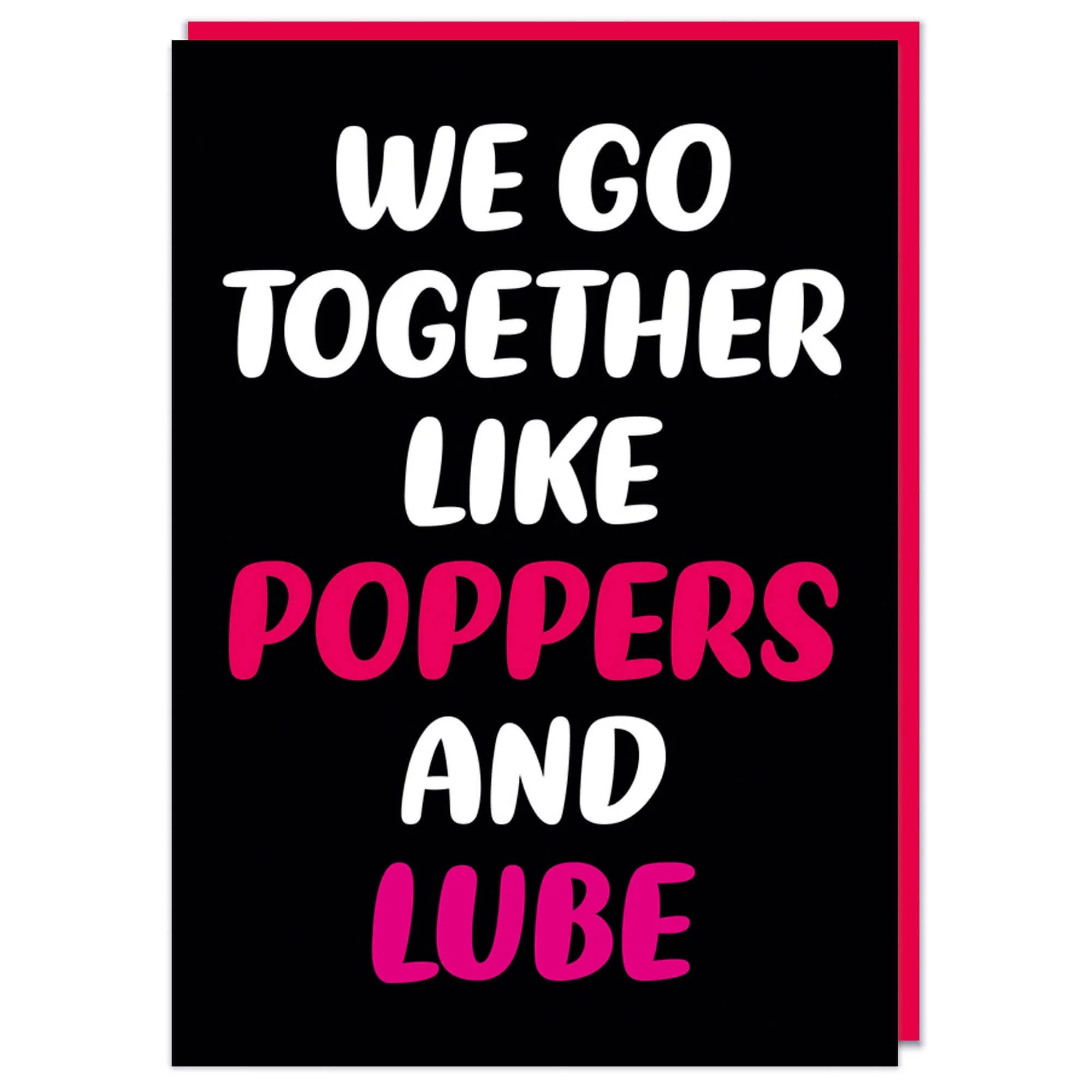 Poppers and Lube Greeting Card - Image 3