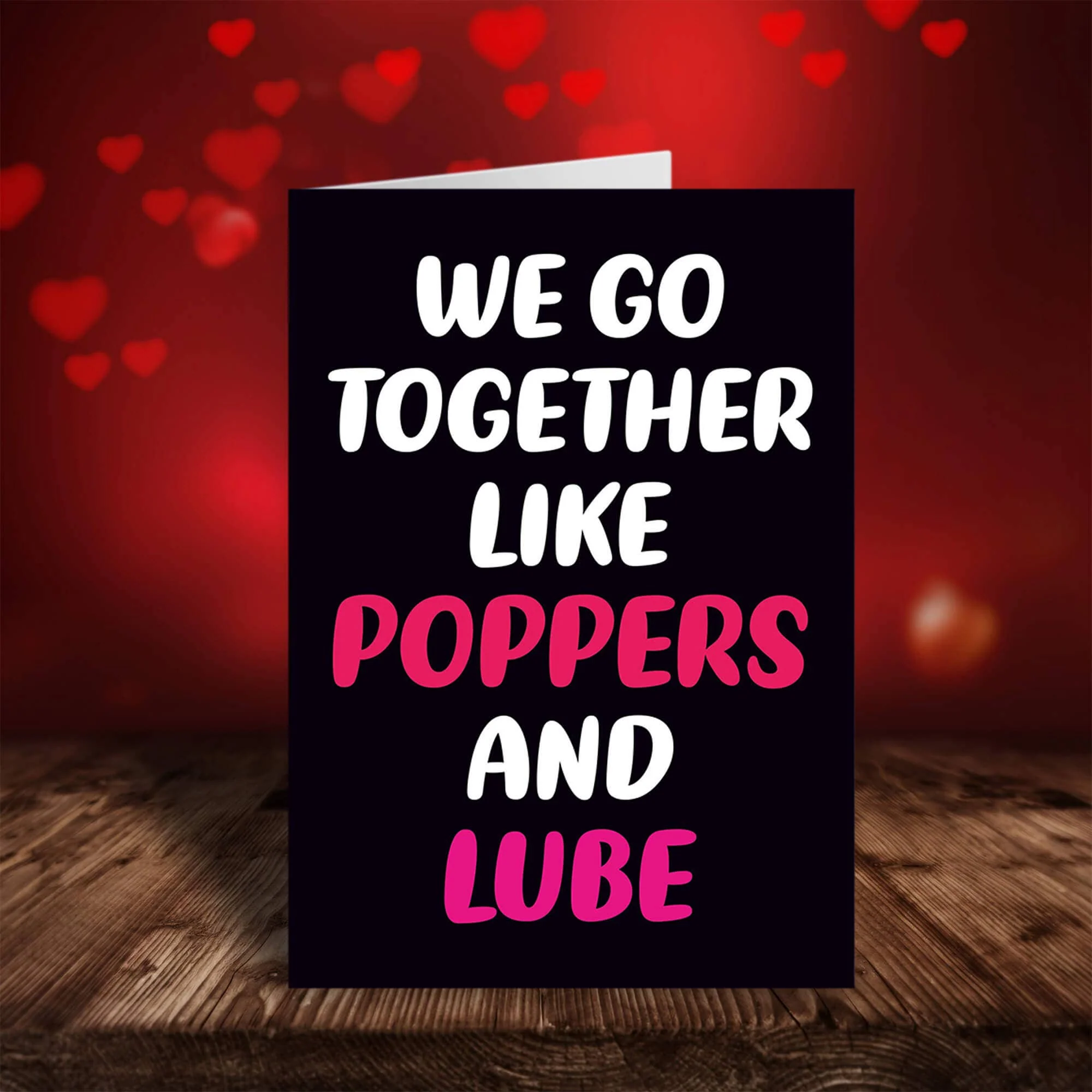 Poppers and Lube Greeting Card - Image 4