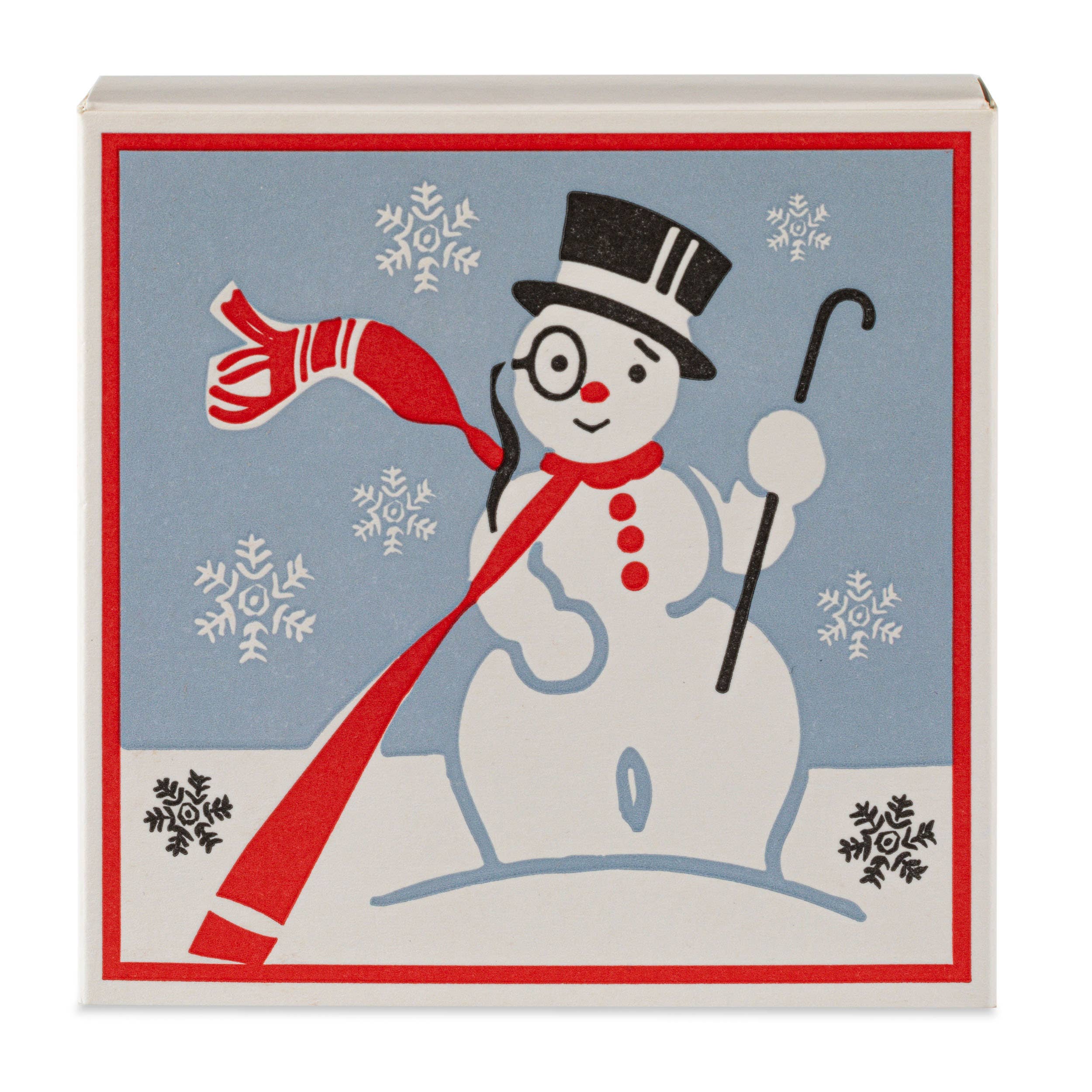 Snowman | Square - Christmas Safety Matches🎄 - Image 2