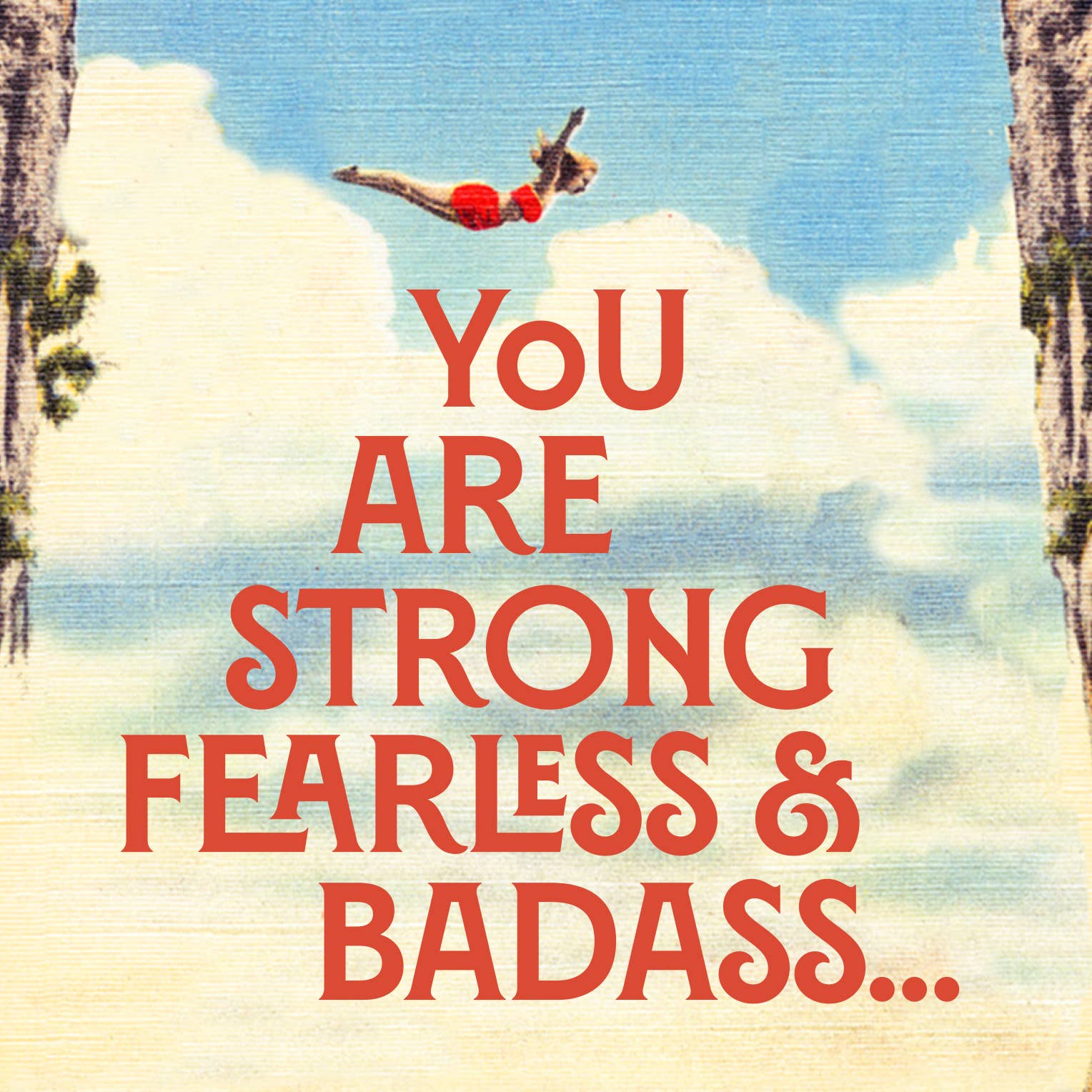 STRONG FEARLESS BADASS encouragement card - Image 3