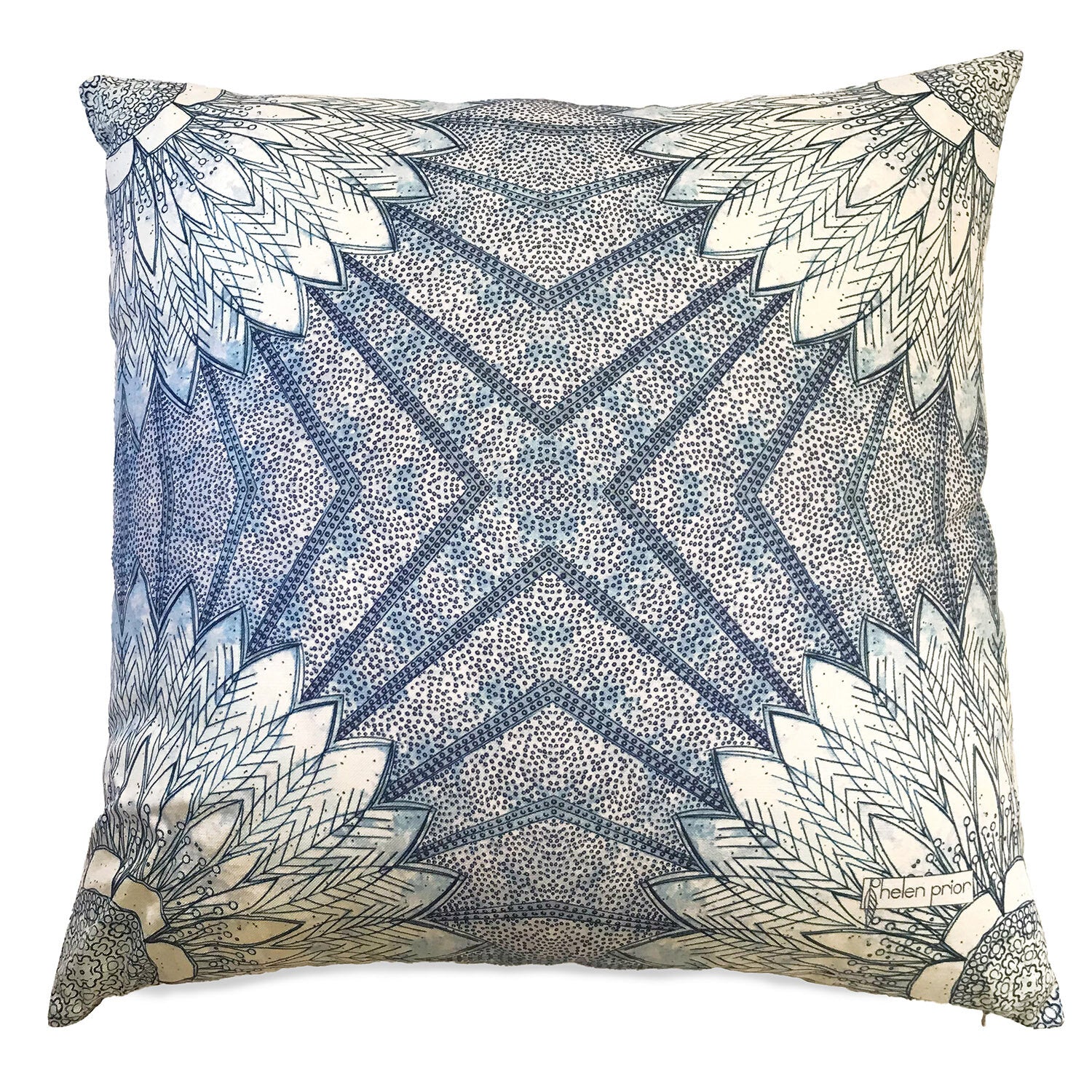 Sunflower Radiance Reversible Linen Pillow - Image 2