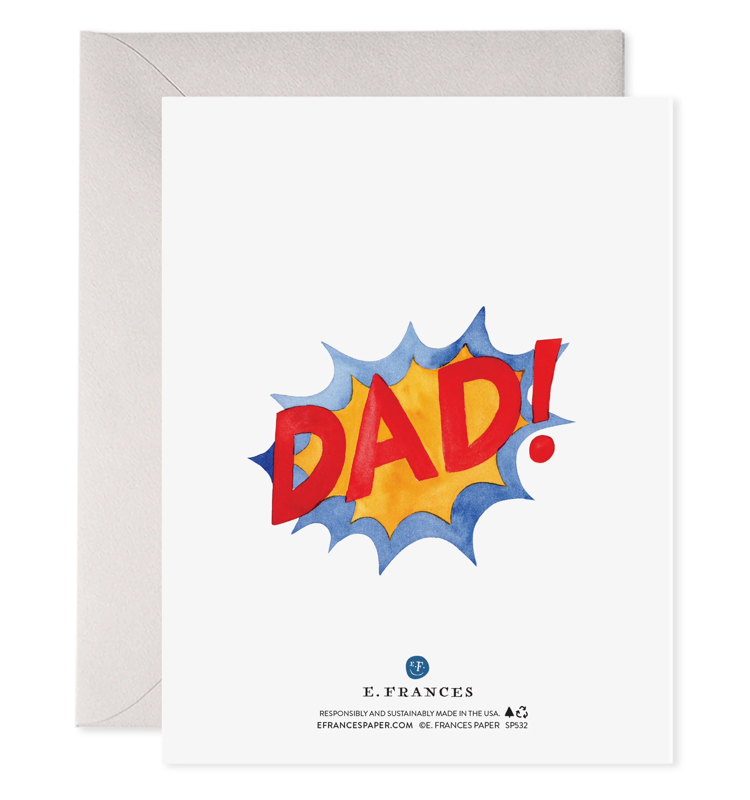 Superdad Father's Day Greeting Card - Image 2