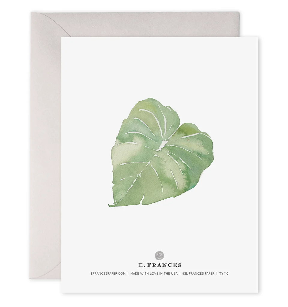 Thank You Leaves Greeting Card (Boxed Set of 6) - Image 3