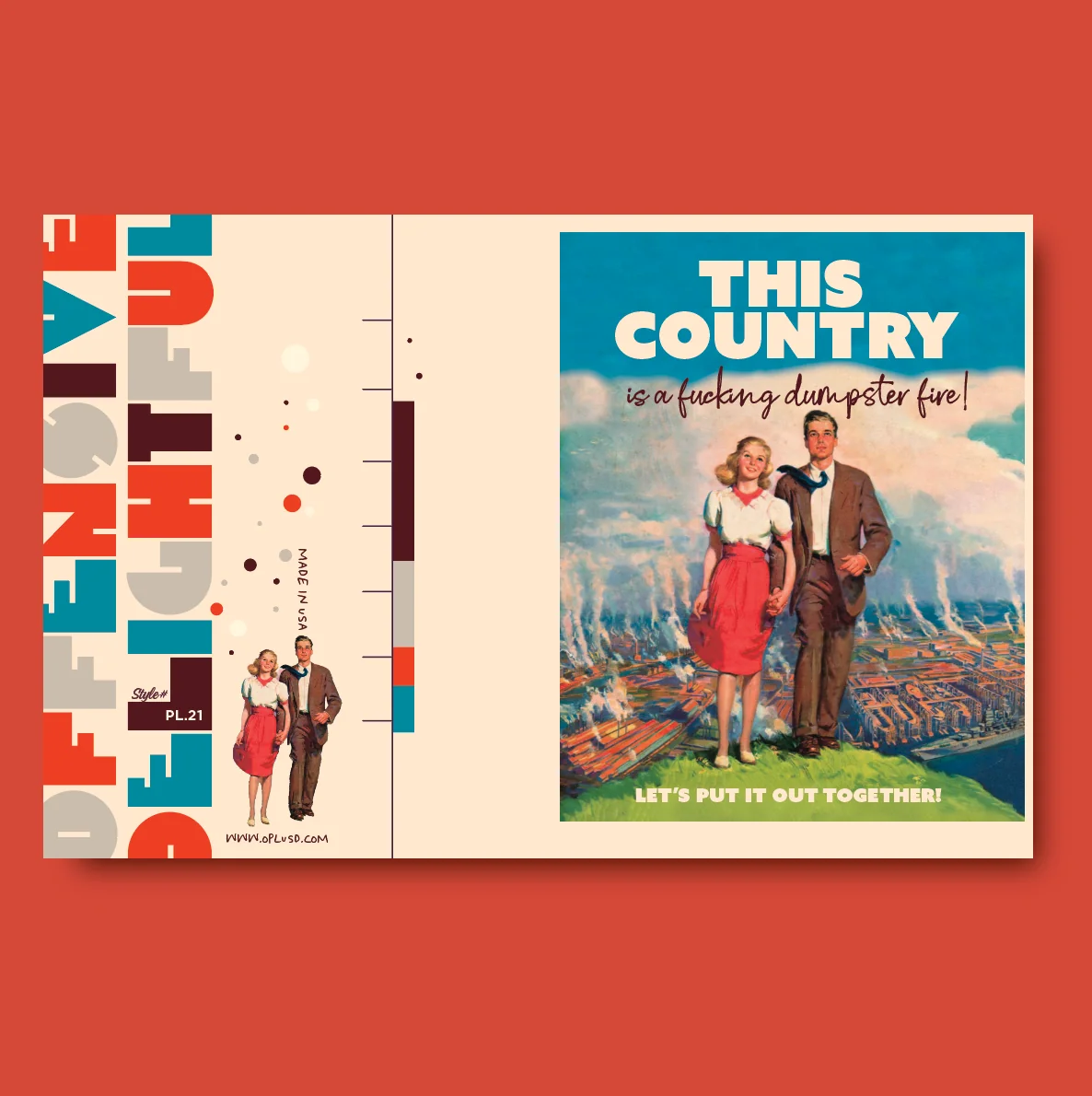 THIS COUNTRY political greeting card - Image 2