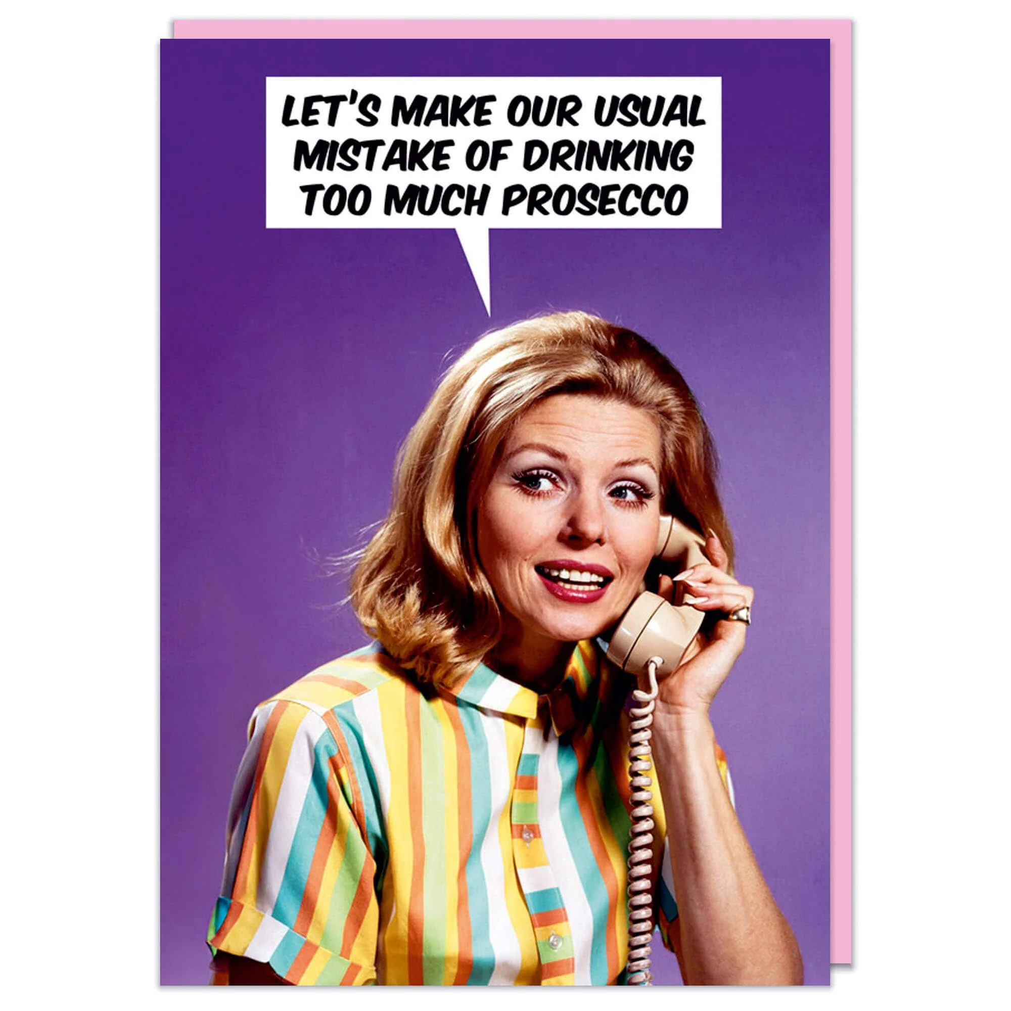 Too much prosecco Greeting Card - Image 3