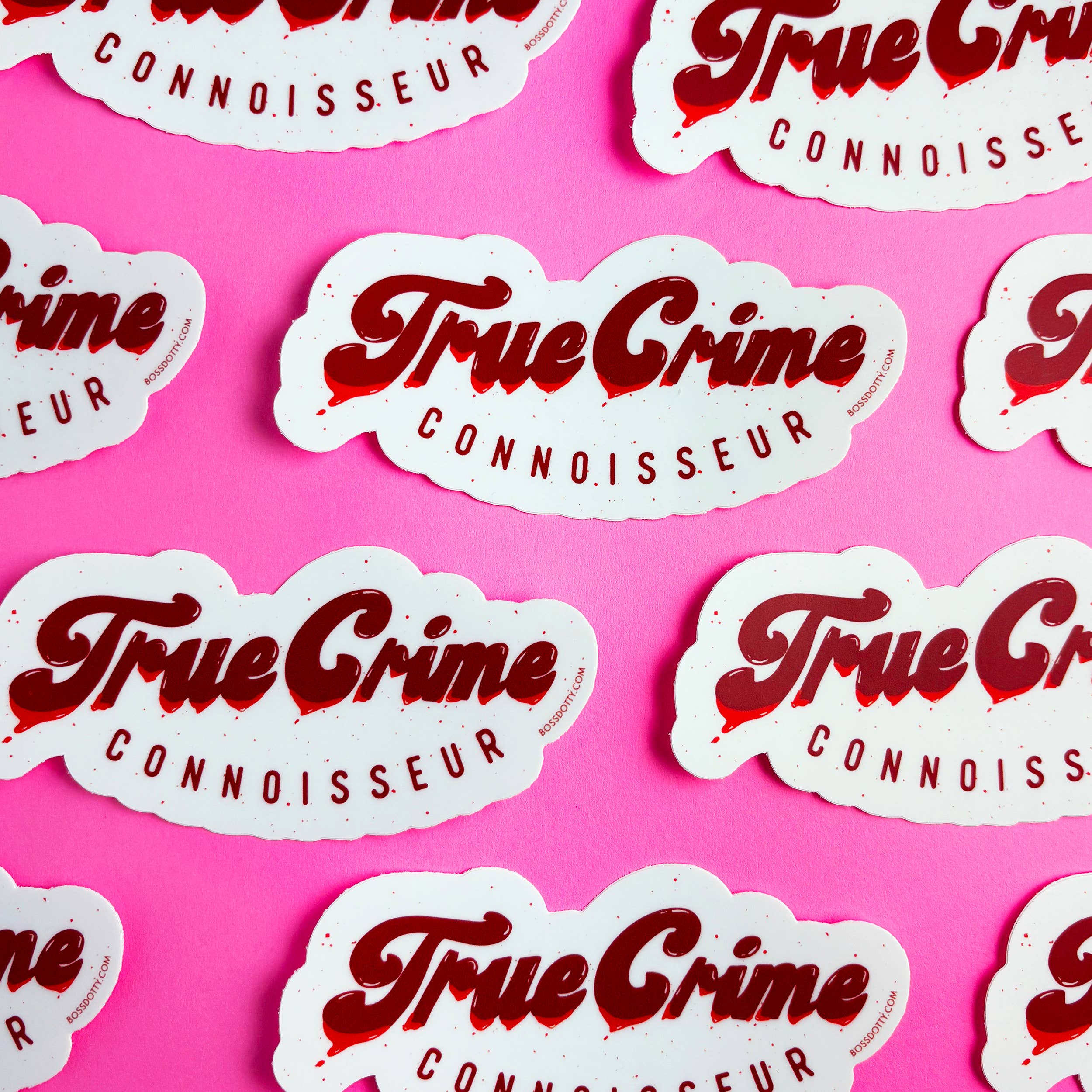 True Crime Connoisseur Sticker - Image 3