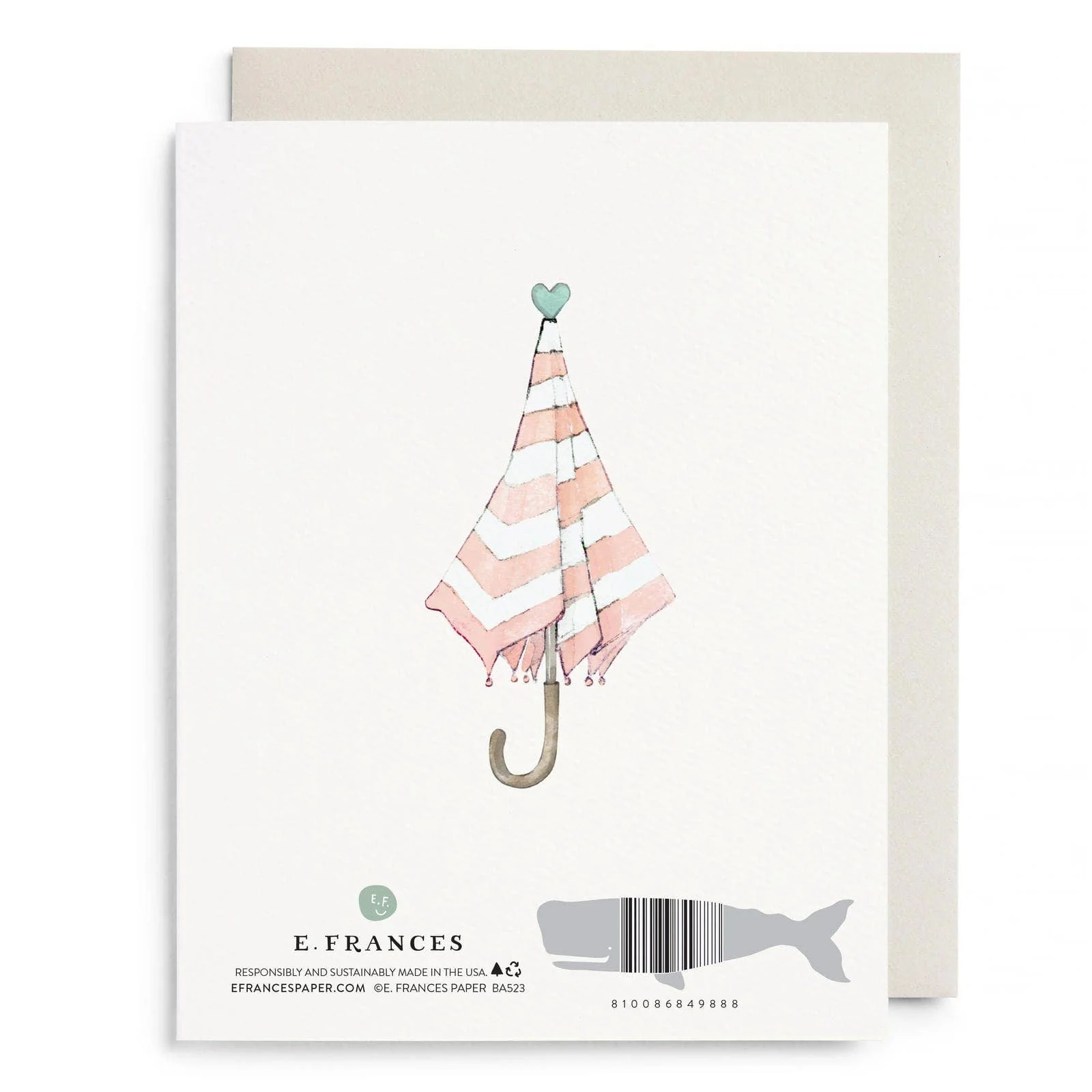 Umbrella Shower Greeting Card - Image 2