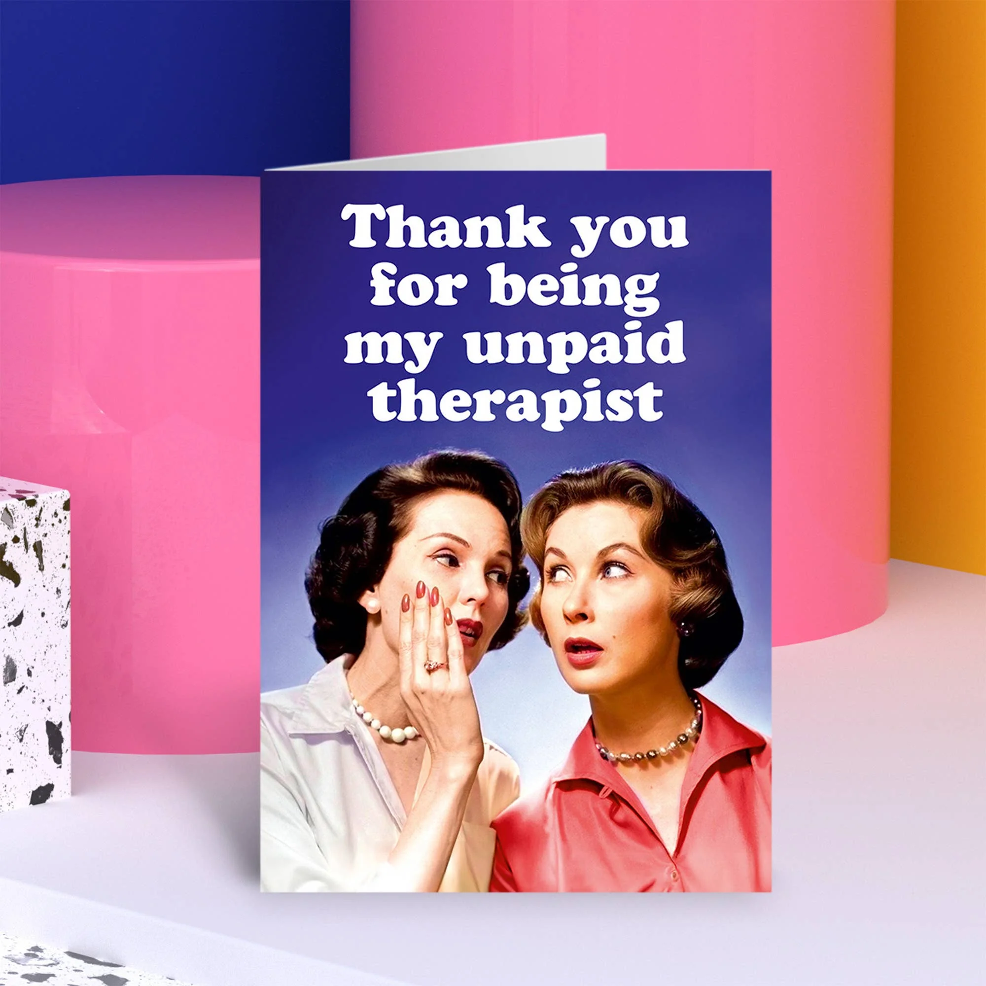 Unpaid therapist Greeting Card - Image 4