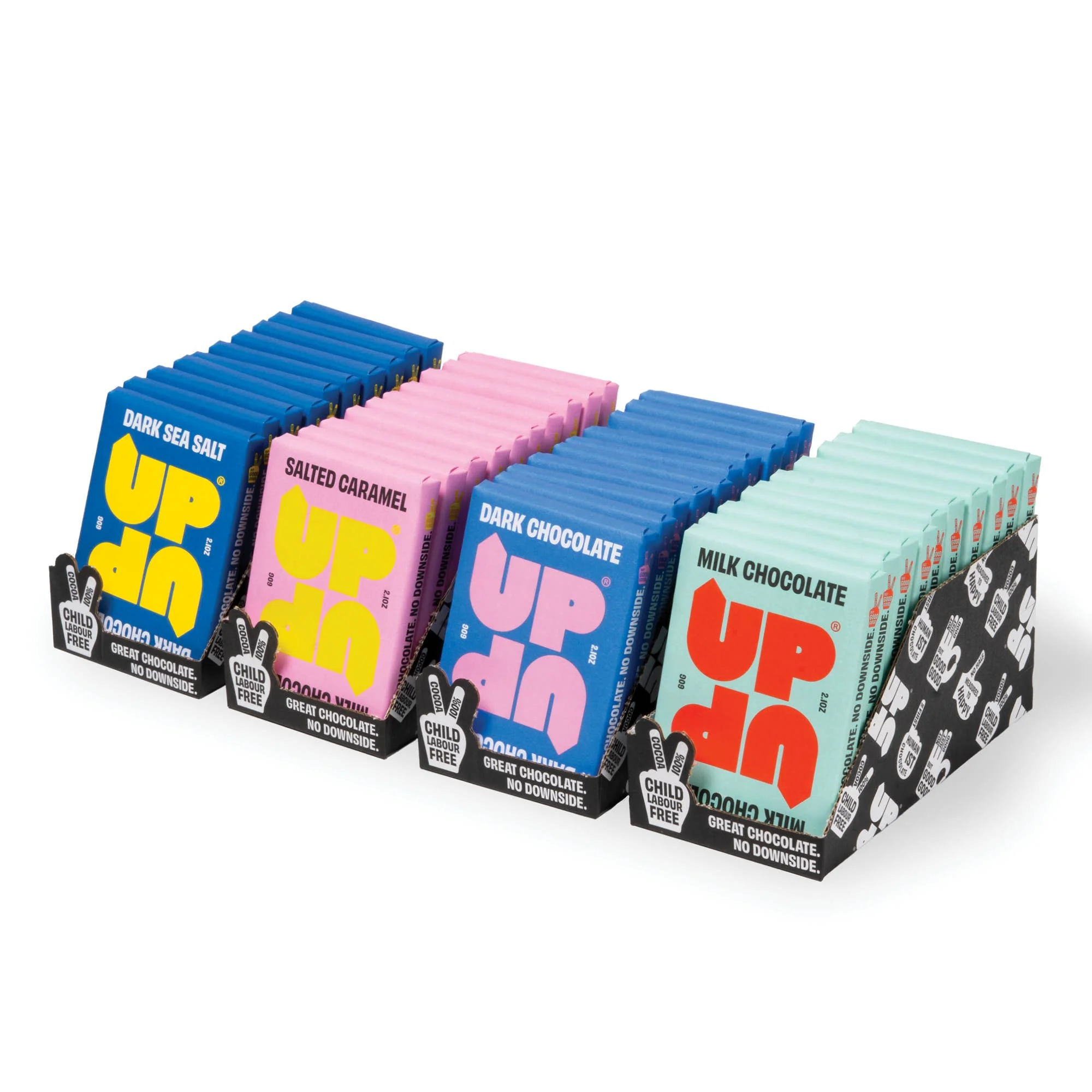 UP-UP Milk Chocolate Bar 60g | Ethical | High ROS - Image 4