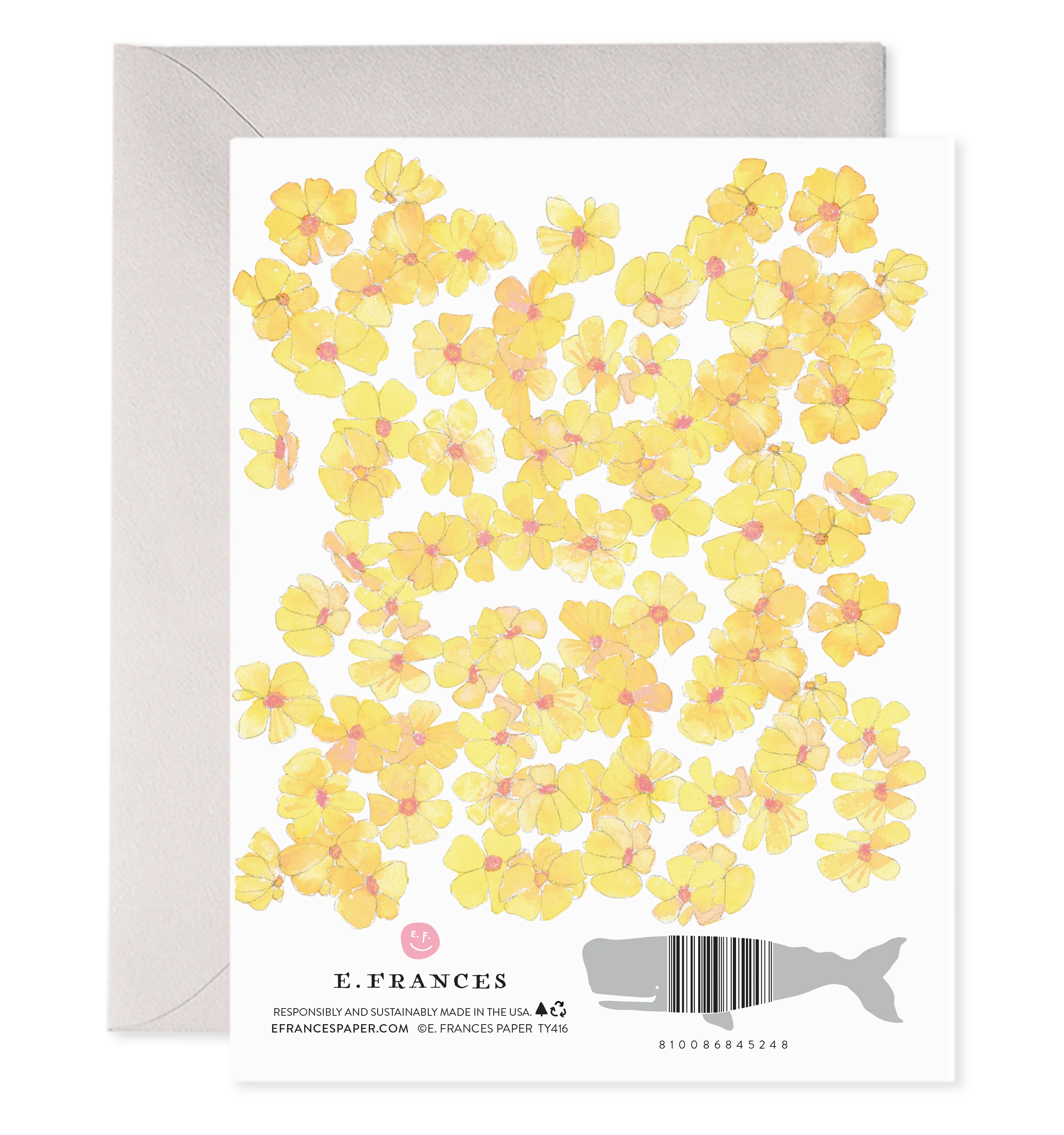 Yellow Flowers Boxed Card Set - Image 3