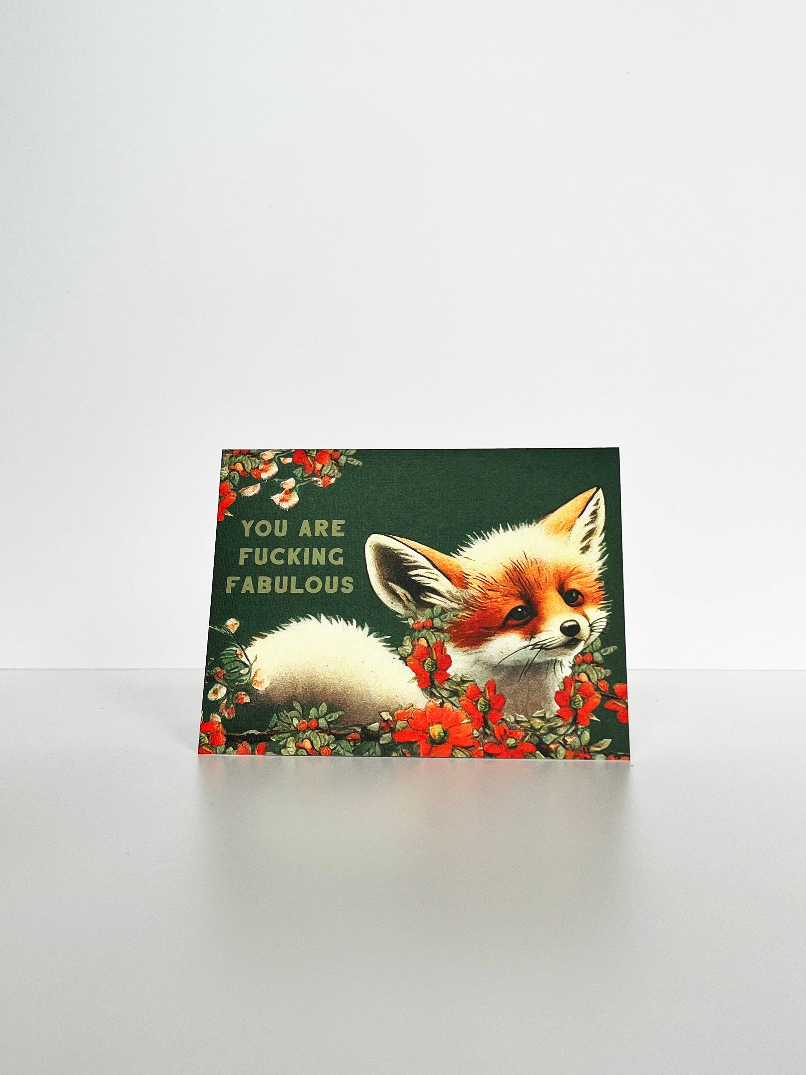 You are Fucking Fabulous Fox - Funny Love Encouragement Card - Image 4