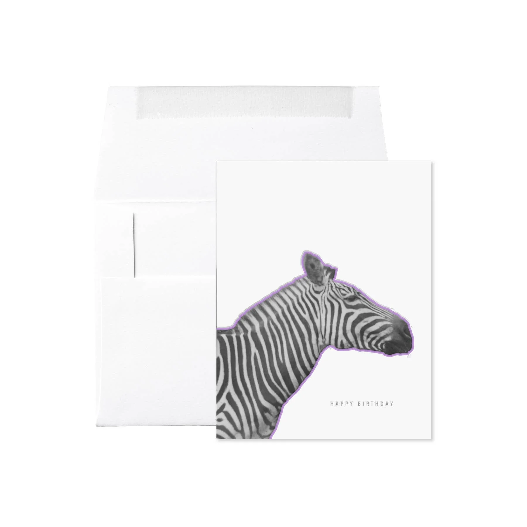 Zebra Happy Birthday Card - Image 3